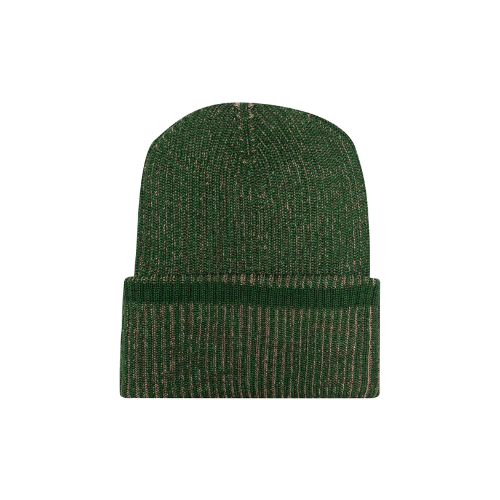 Wool Seamless Knit Beanie Milan, Green