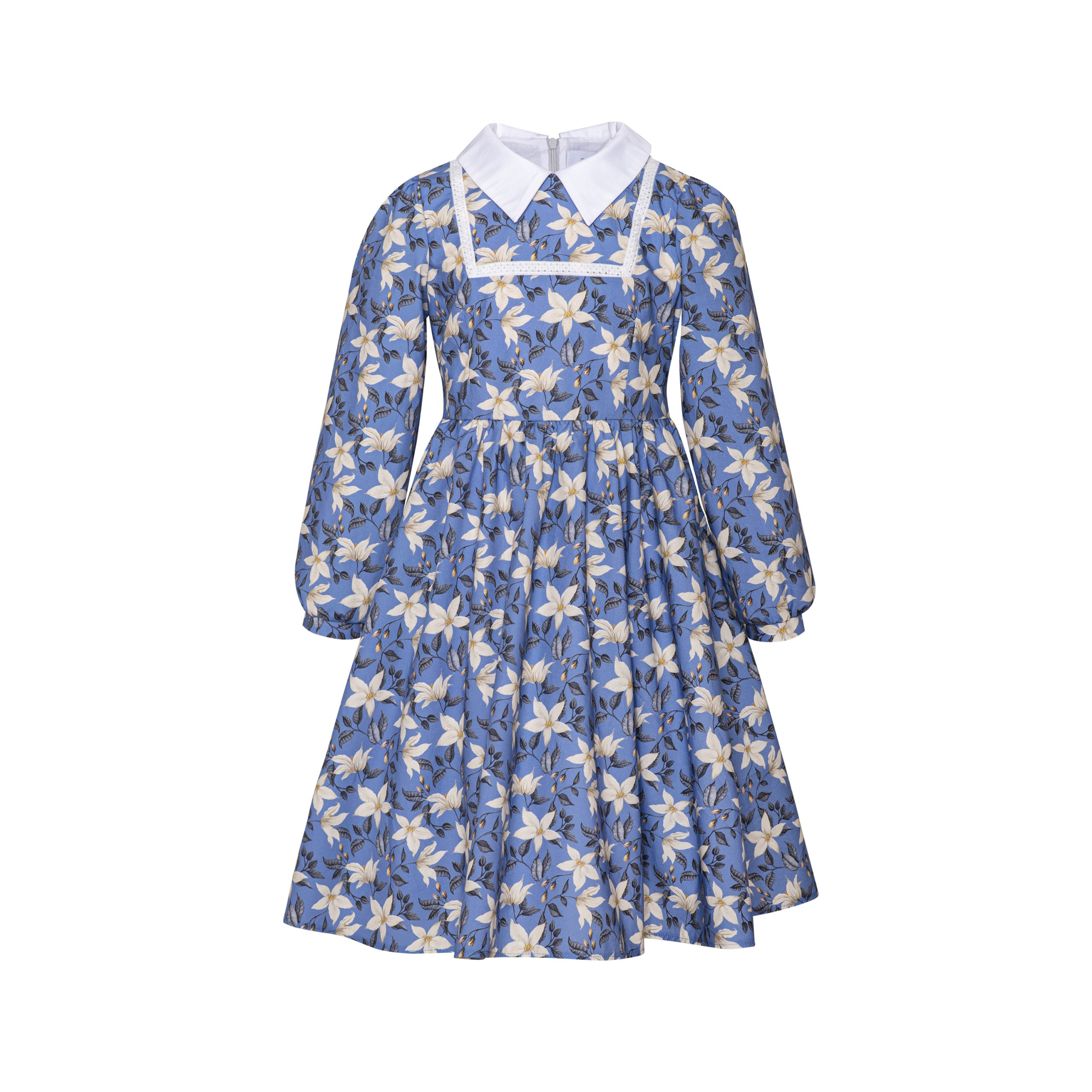 Cotton Dress Clément Blue