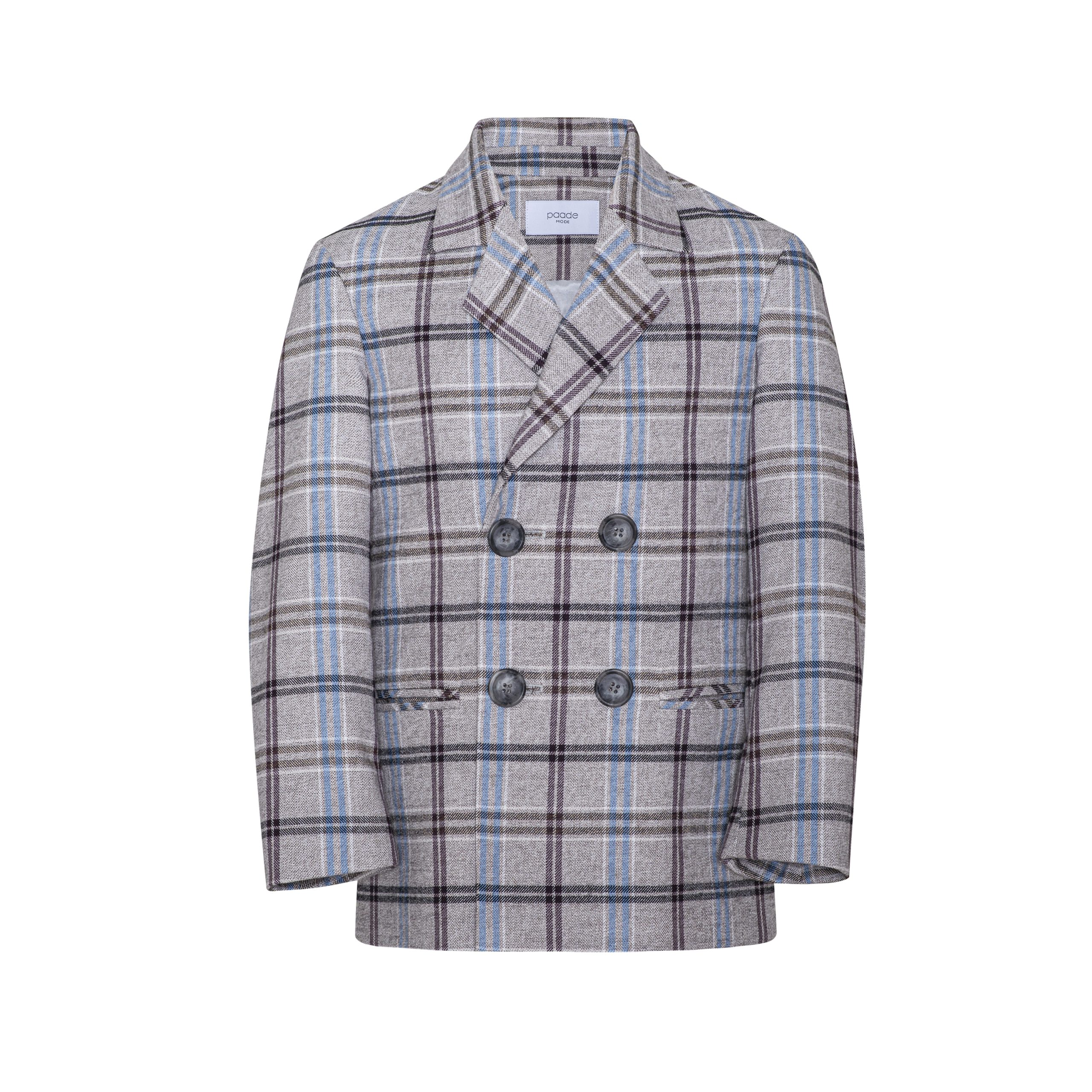 Double Breasted Blazer Rude Alpe Grey