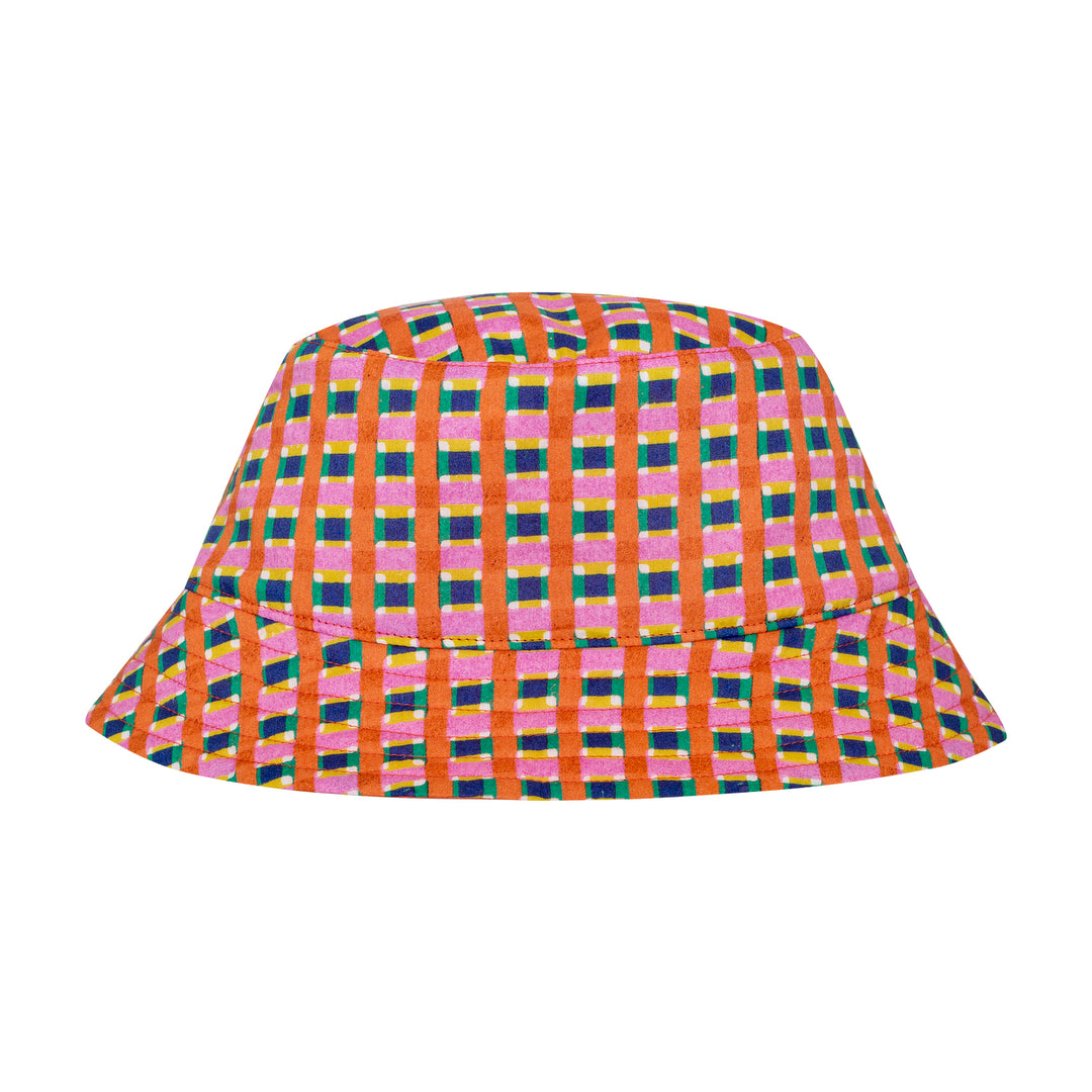 Linen Bucket Hat Cruise, Orange