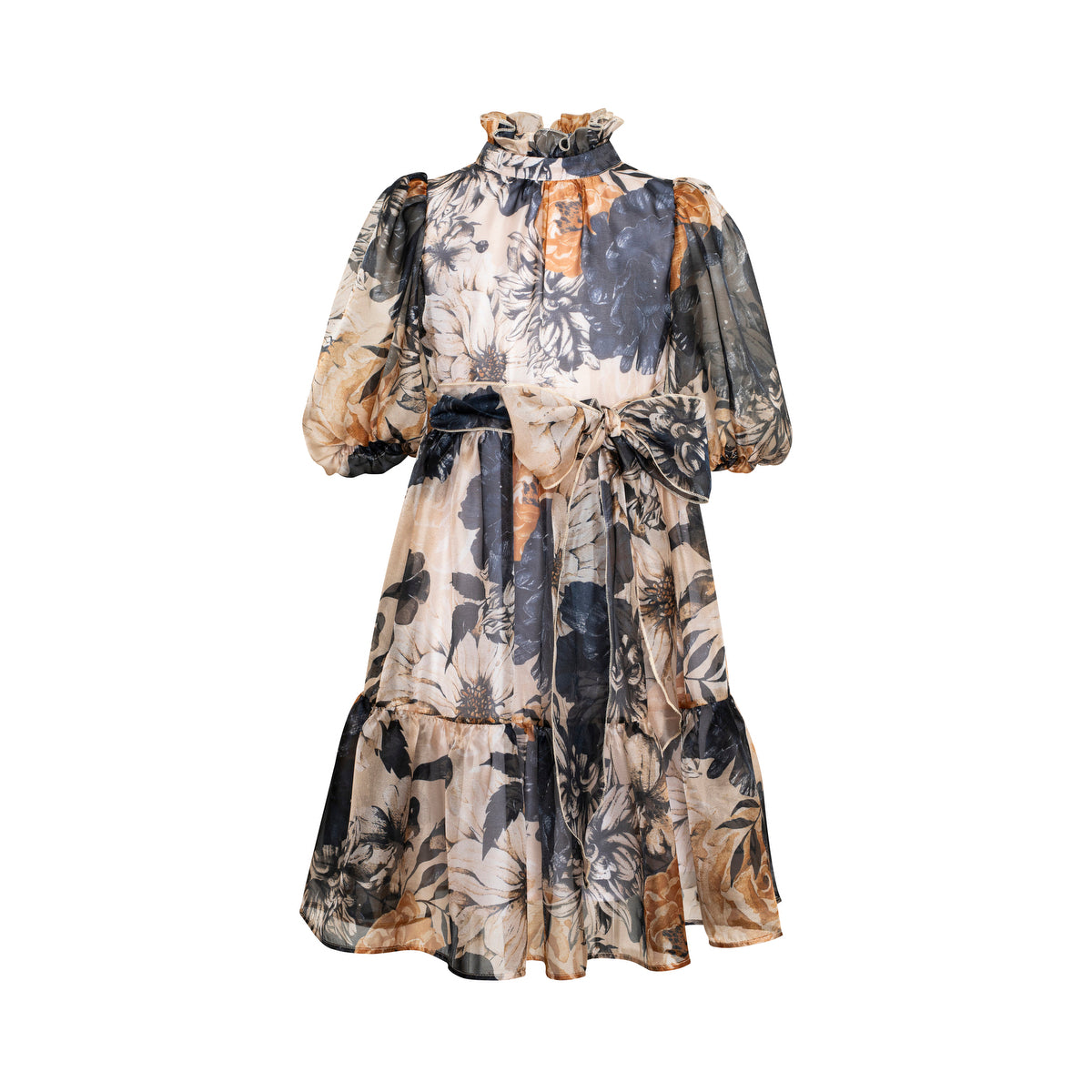 Chiffon Maxi Dress Laura, Multicolor