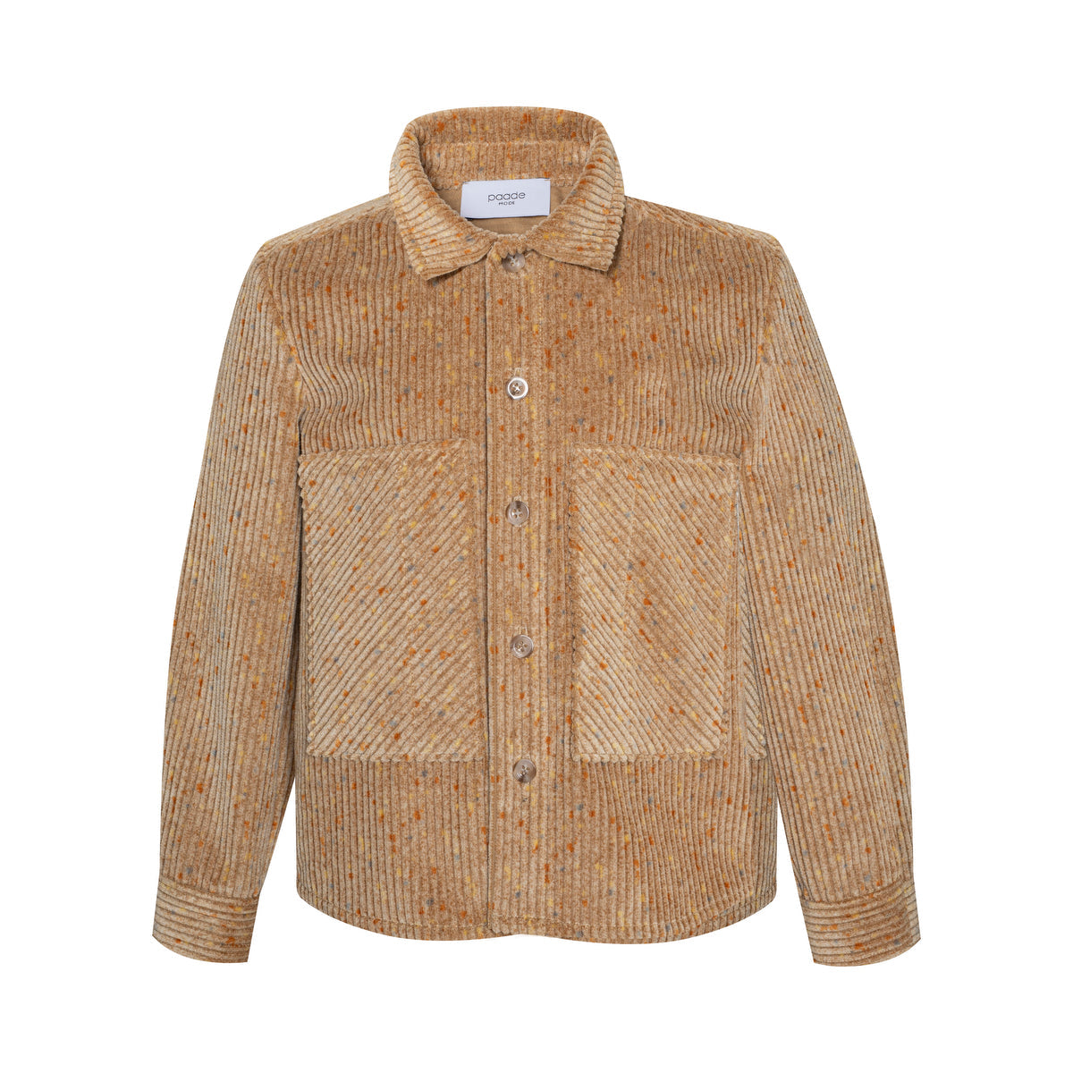 Corduroy Overshirt Melange, Camel