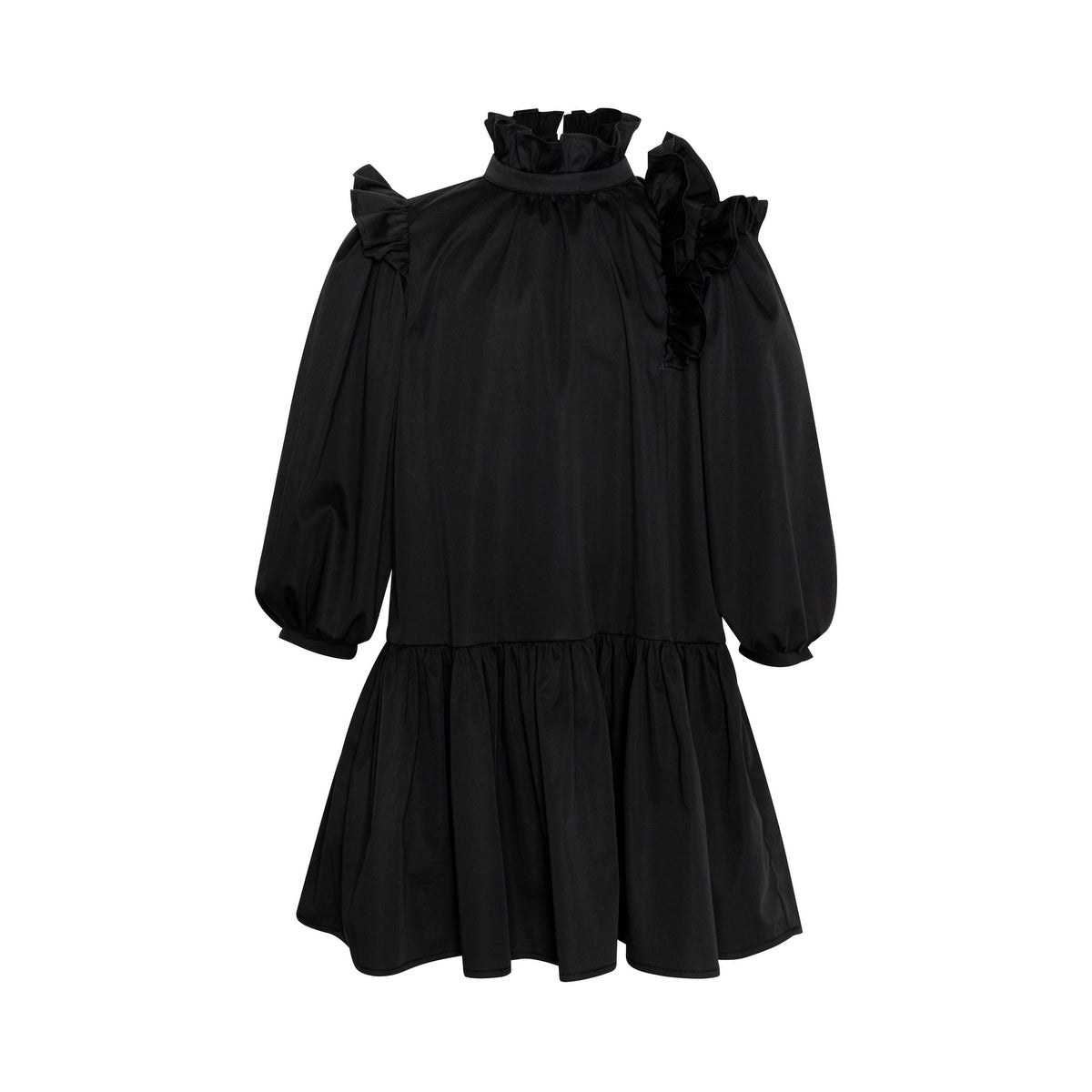 white christmas dresses Cotton Dress Geneva, Black