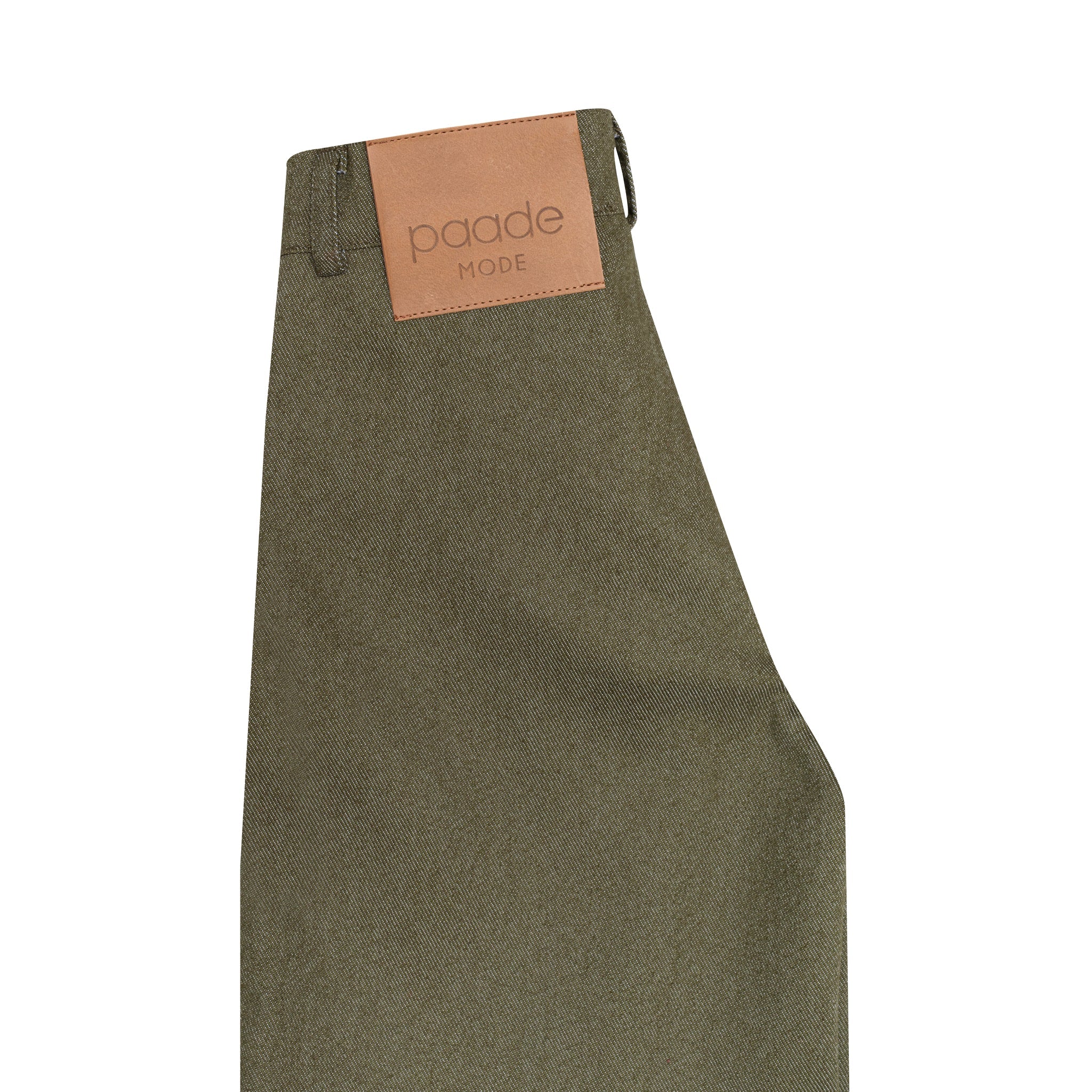 Denim Wide Trousers Henri, Green