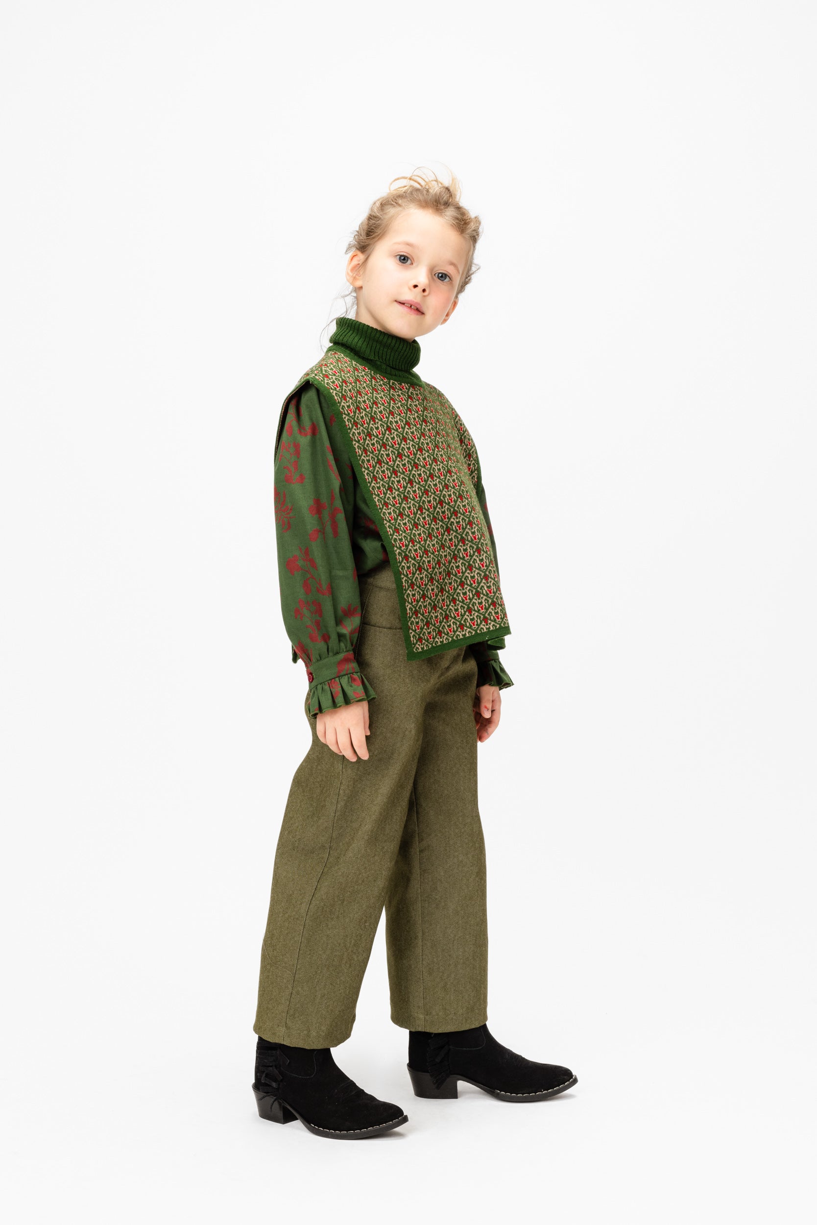 Cotton Blouse Dale, Green