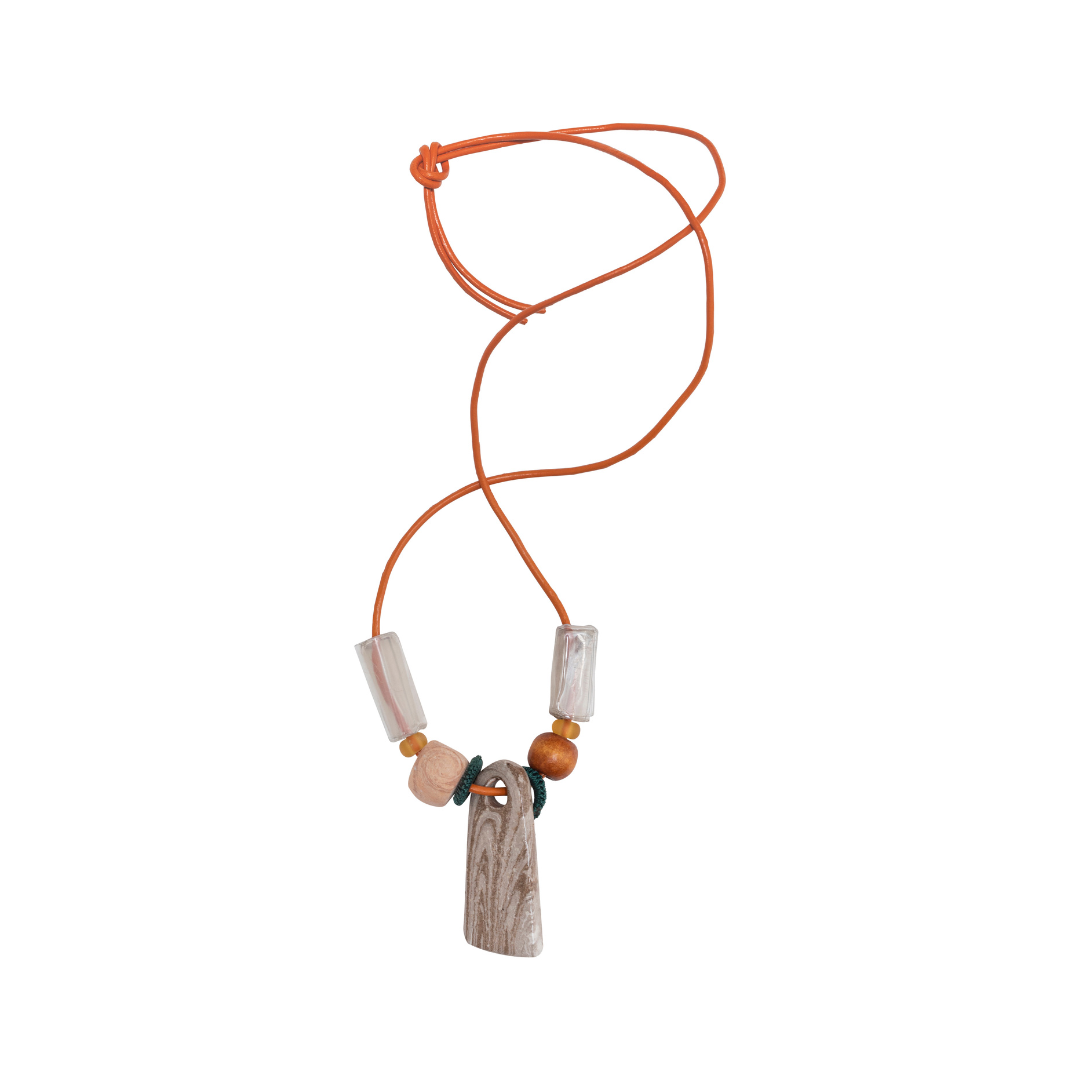 Paade Mode x UTHA Necklace Seashell, Orange