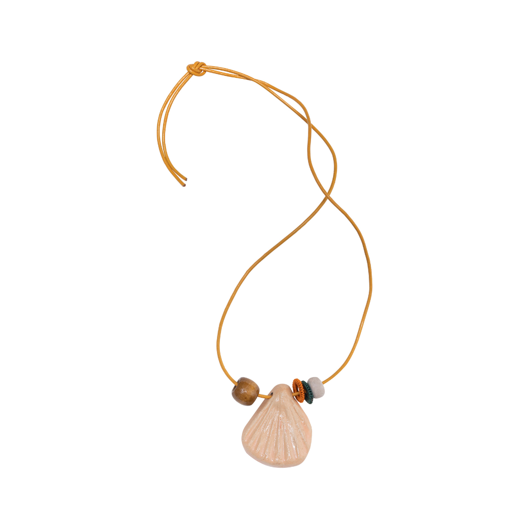 Paade Mode x UTHA Necklace Seashell, Yellow