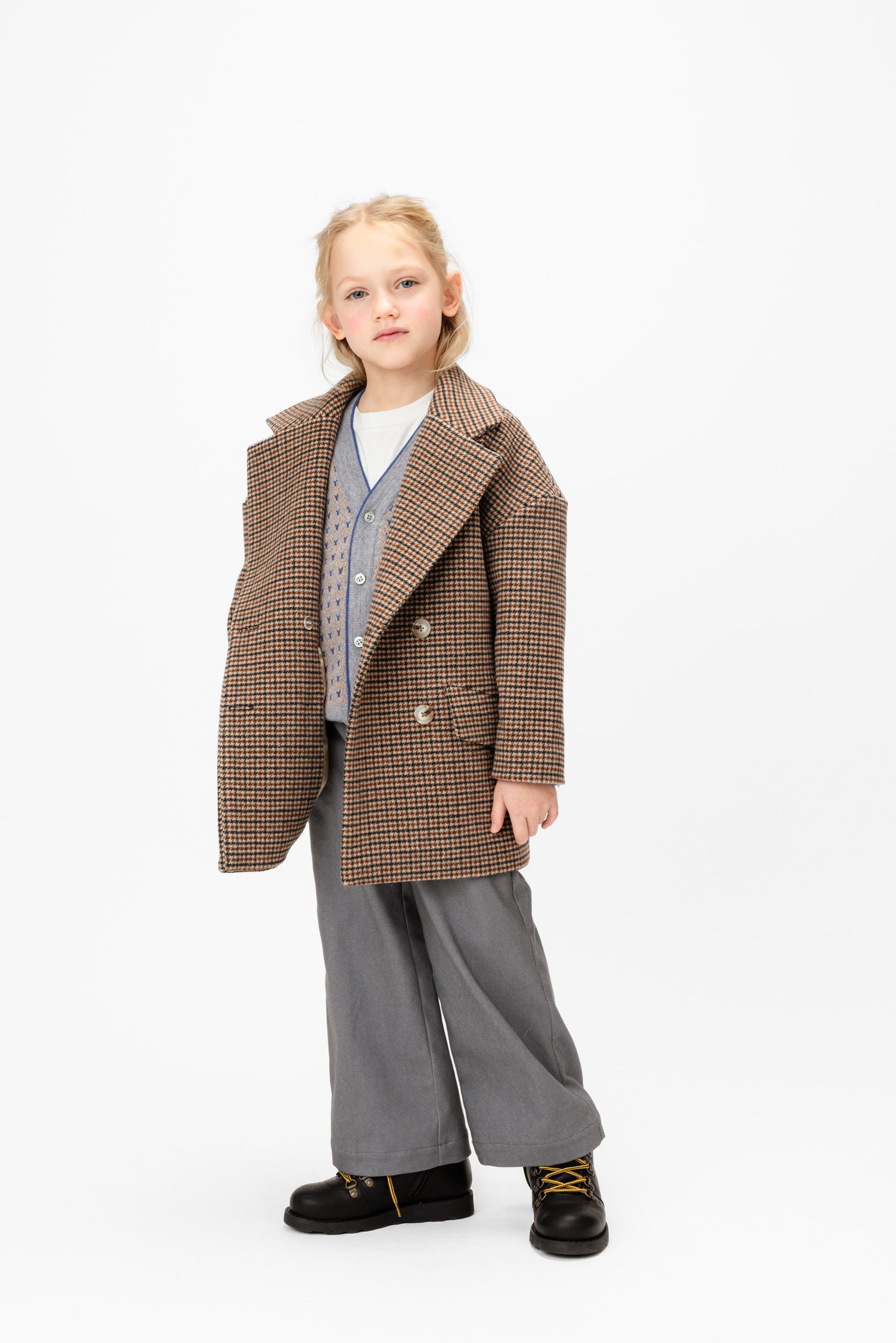 Wool Cardigan Noel, Grey