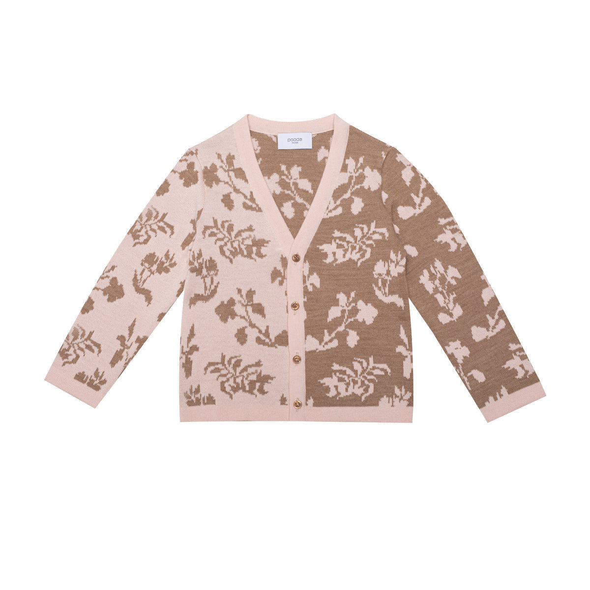 Wool Cardigan Dale, Camel