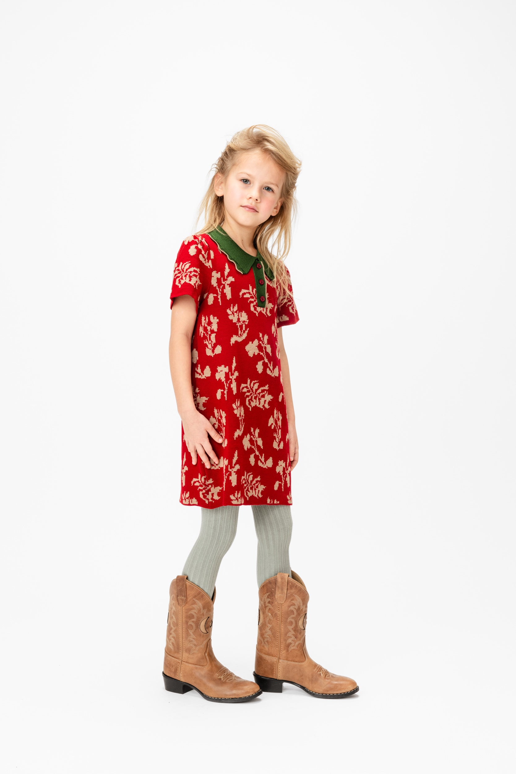 Wool Dress Dale, Red