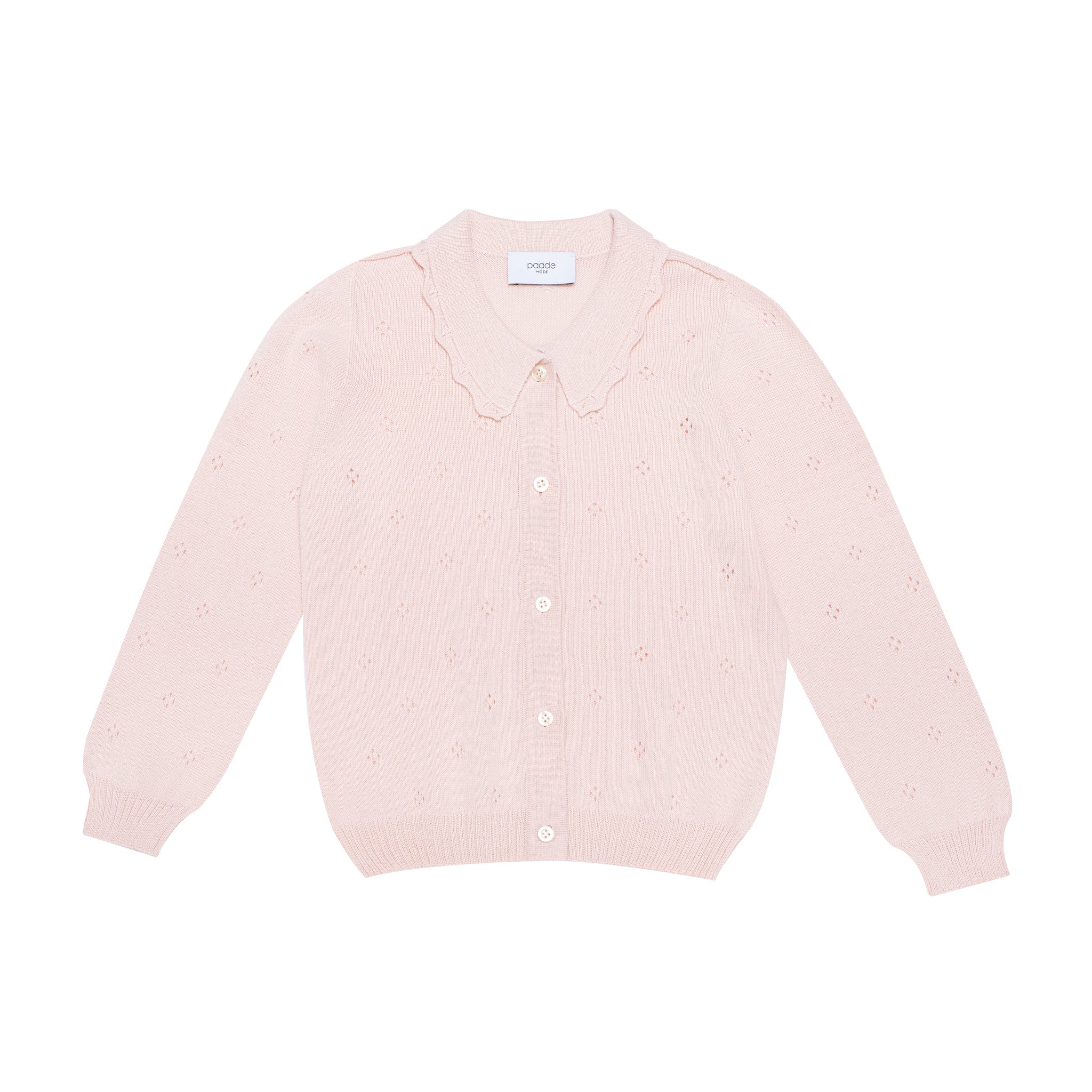 Wool Seamless Knit Cardigan Kirby, Pink