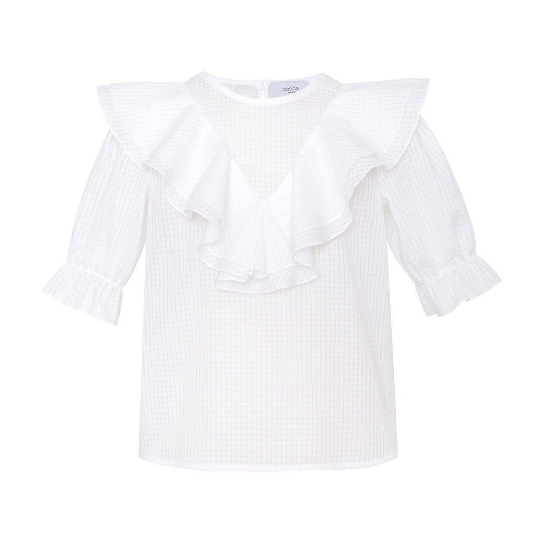 Cotton Blouse Breeze, White