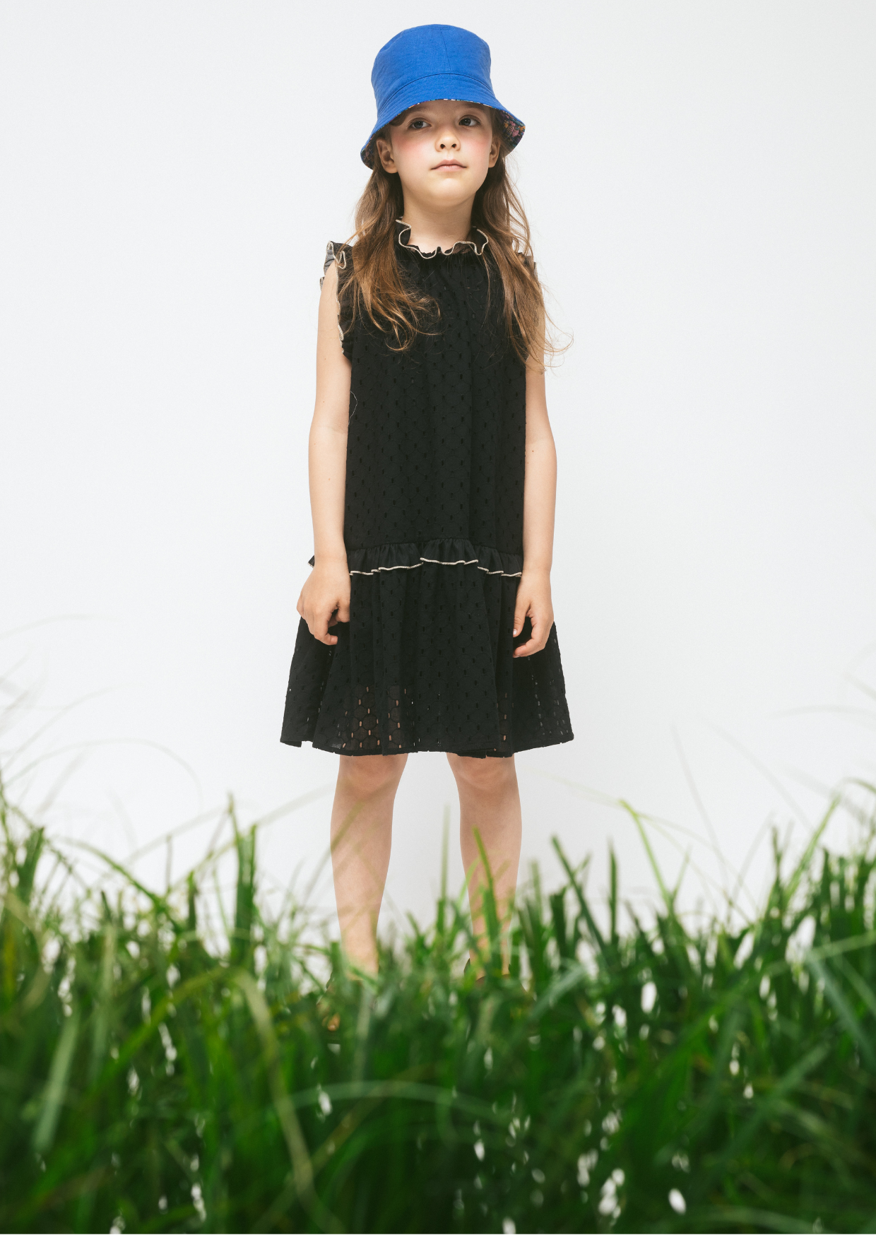 Cotton Dress Delta, Black