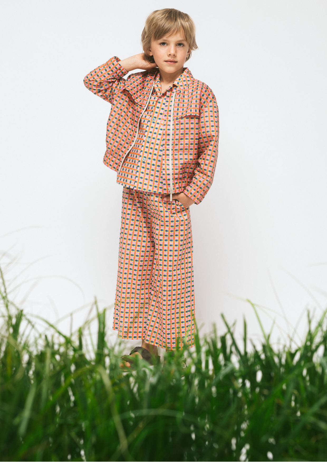 Cotton Trousers Falter, Orange