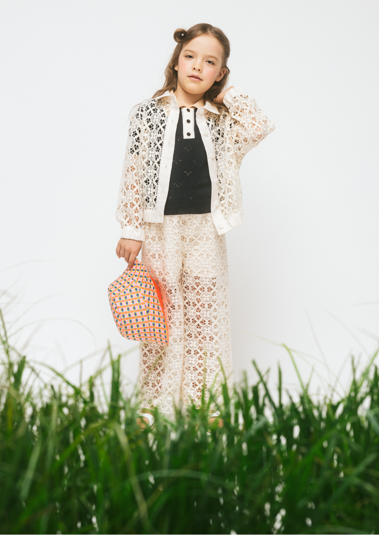 Lace Jacket White Sand, Beige