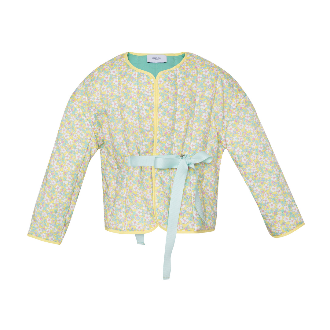 Reversible Cotton Jacket Strawberry, Yellow