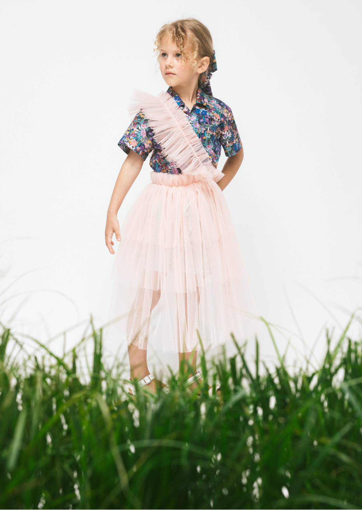Tulle Skirt Lotus, Pink