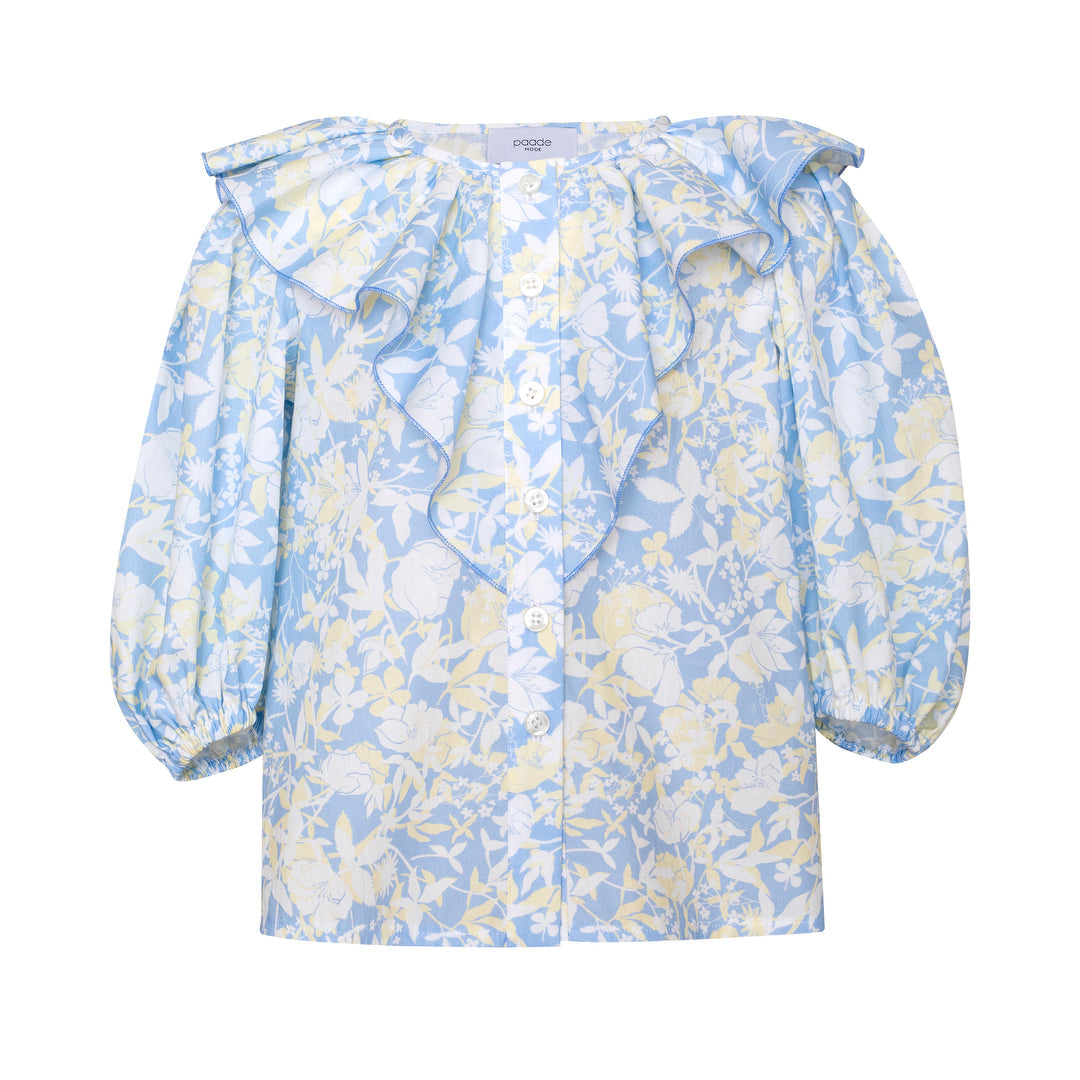 Cotton Blouse Anemone, Blue