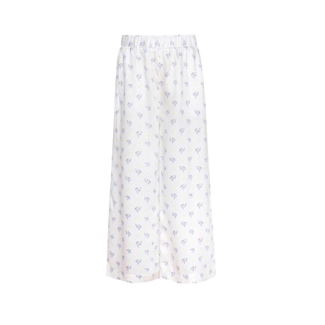 Viscose PJ Pants Pearl, White