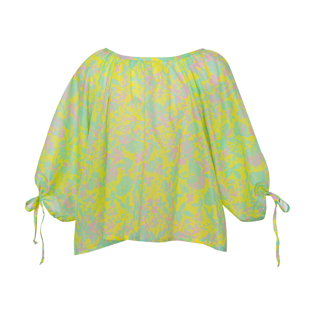 Cotton Chiffon Blouse Anemone, Yellow