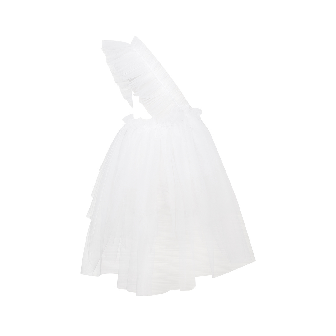 Tulle Skirt Lotus, White