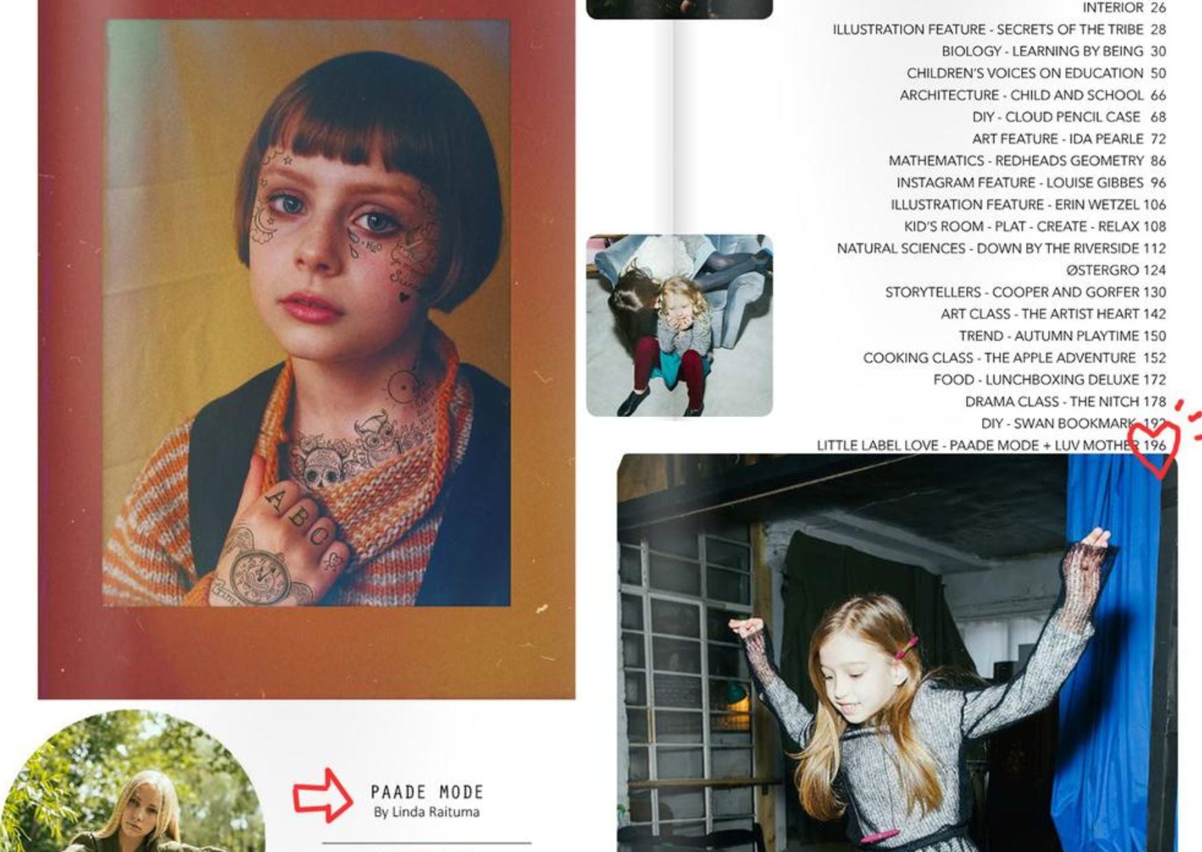 Paade Mode Featured in Enfants Terribles Magazine