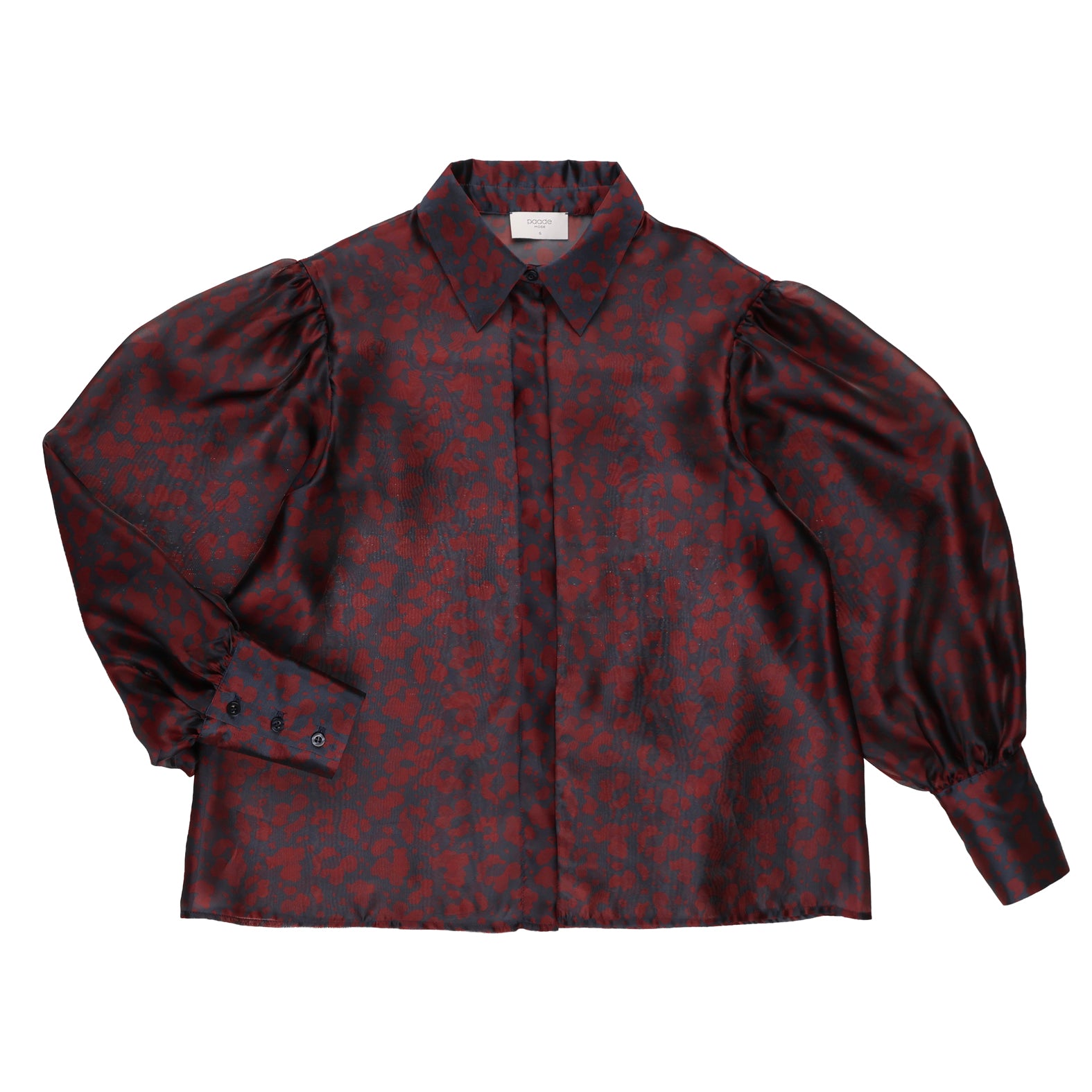 Chiffon Women's Blouse Cara, Aubergine
