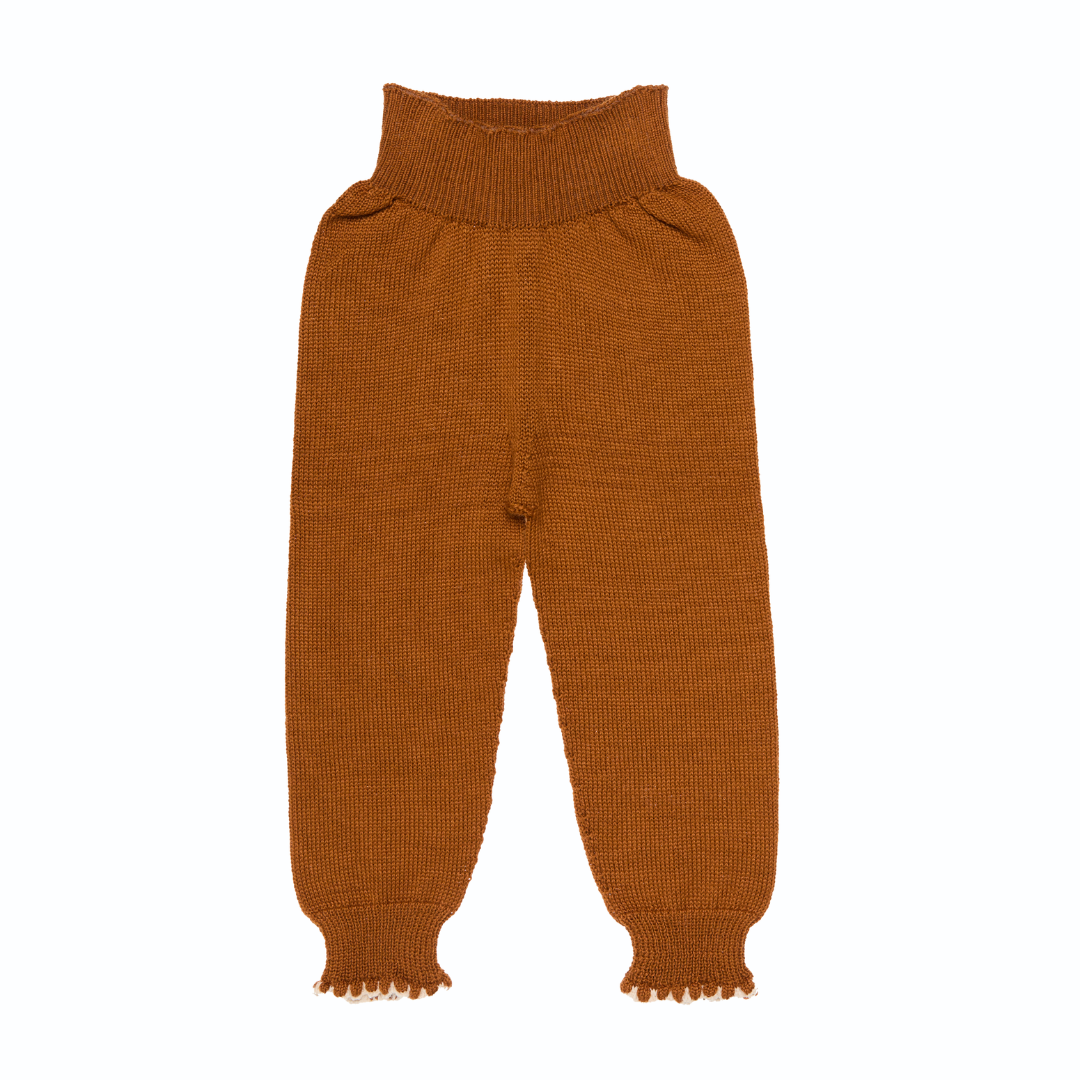 Wool Baby Trousers Bambi, Brown