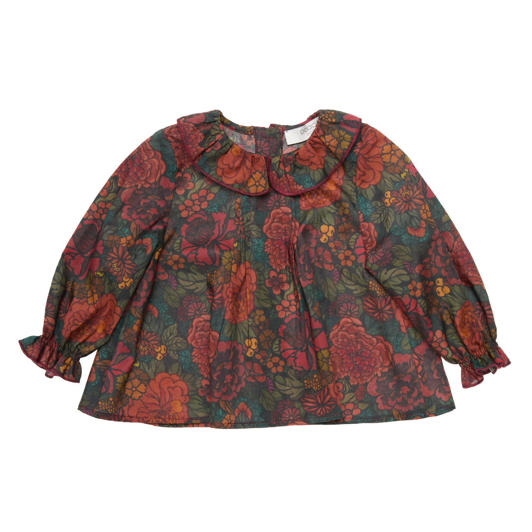 Cotton Baby Blouse Beatrice, Red