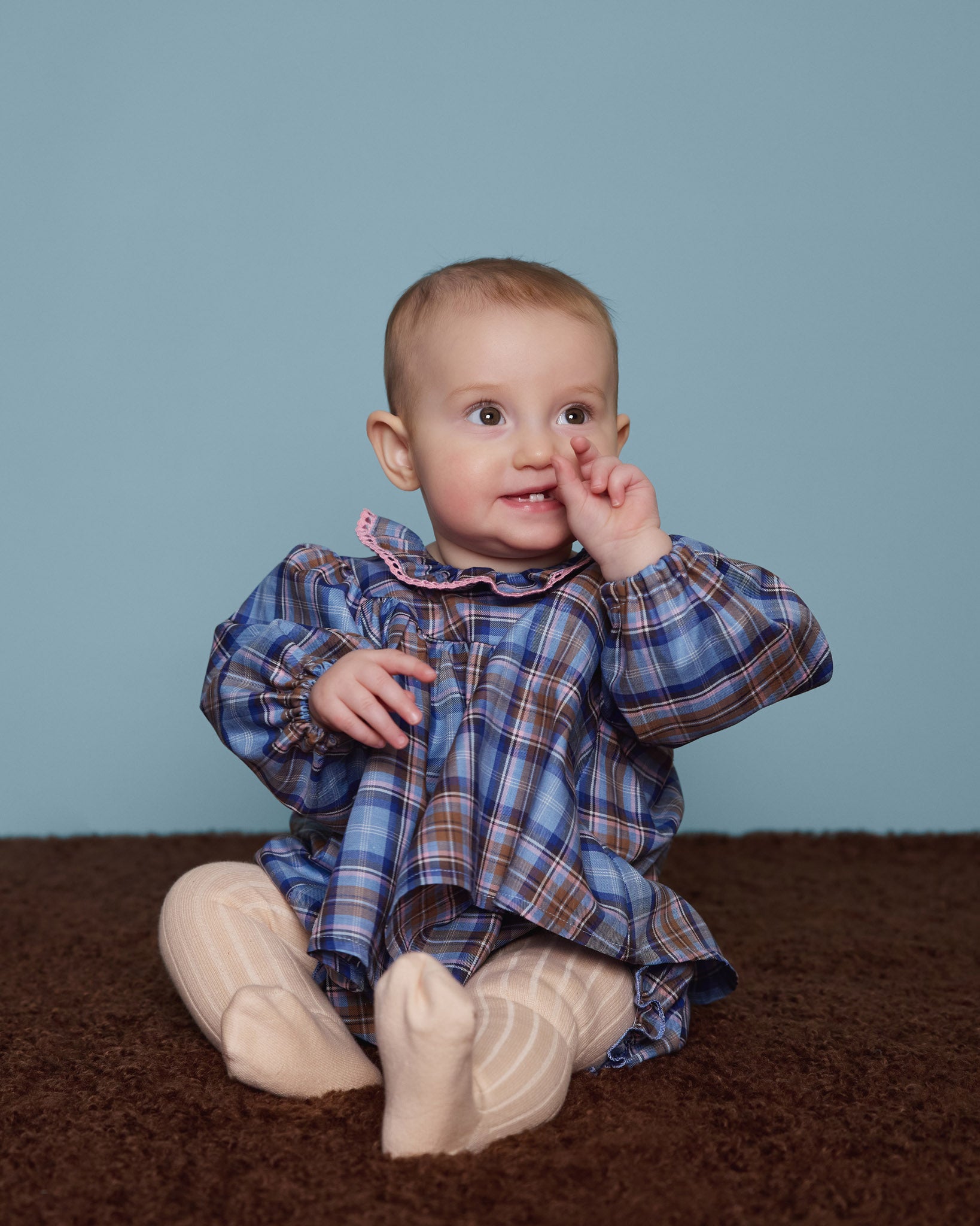 Willow Baby Blouse Cotton, Blue