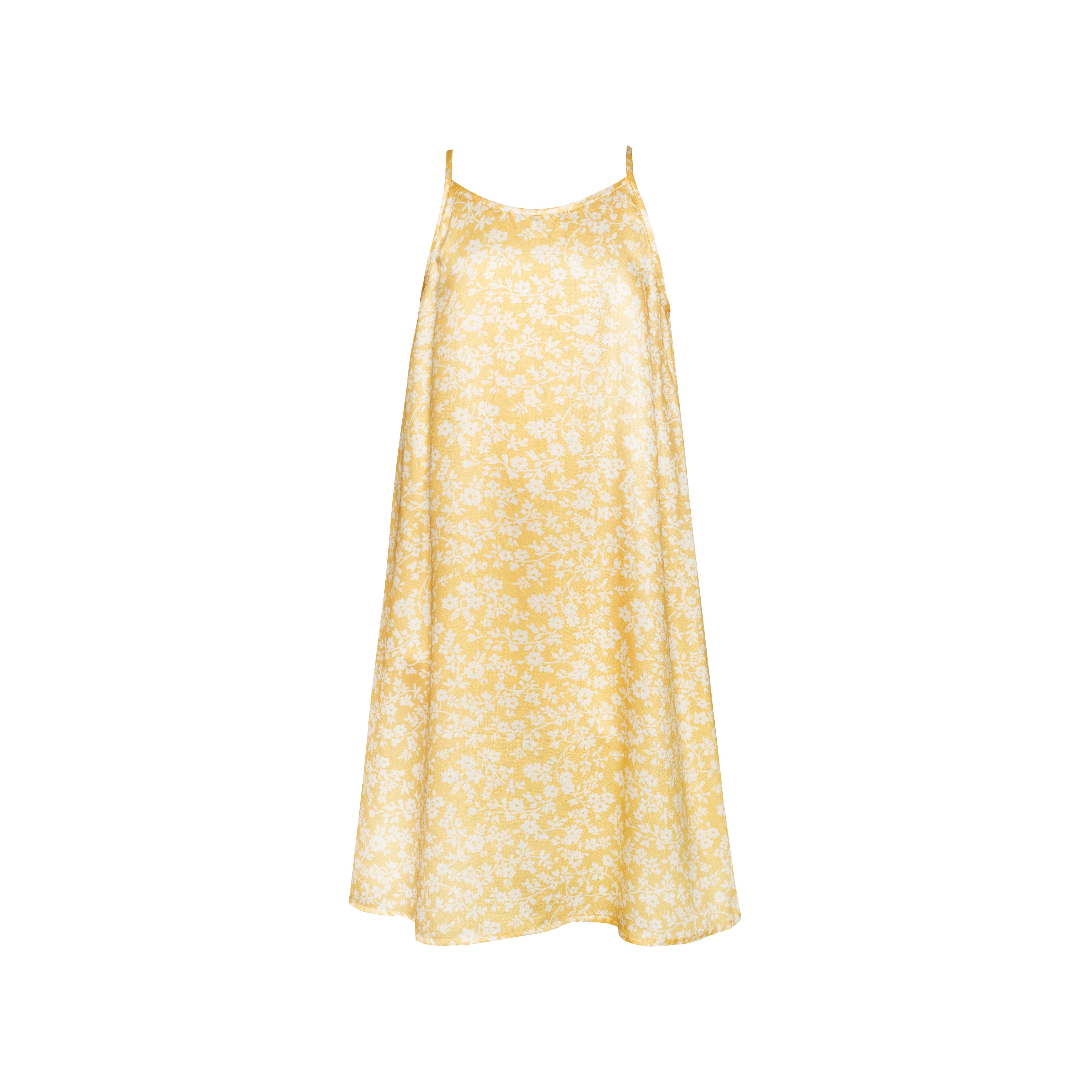 Viscose Slip Dress Mimi, Yellow