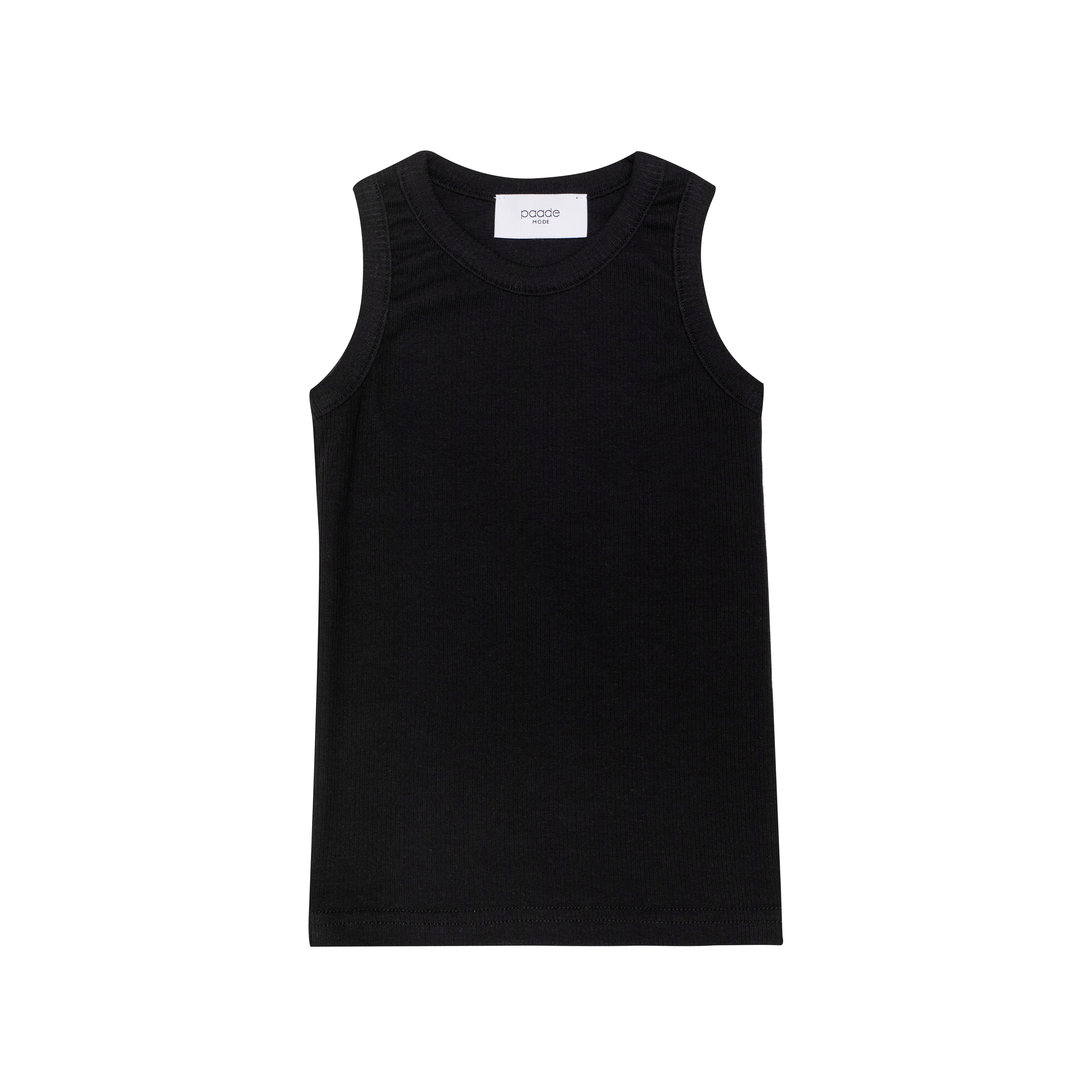 Cotton Tank Top Urban, Black