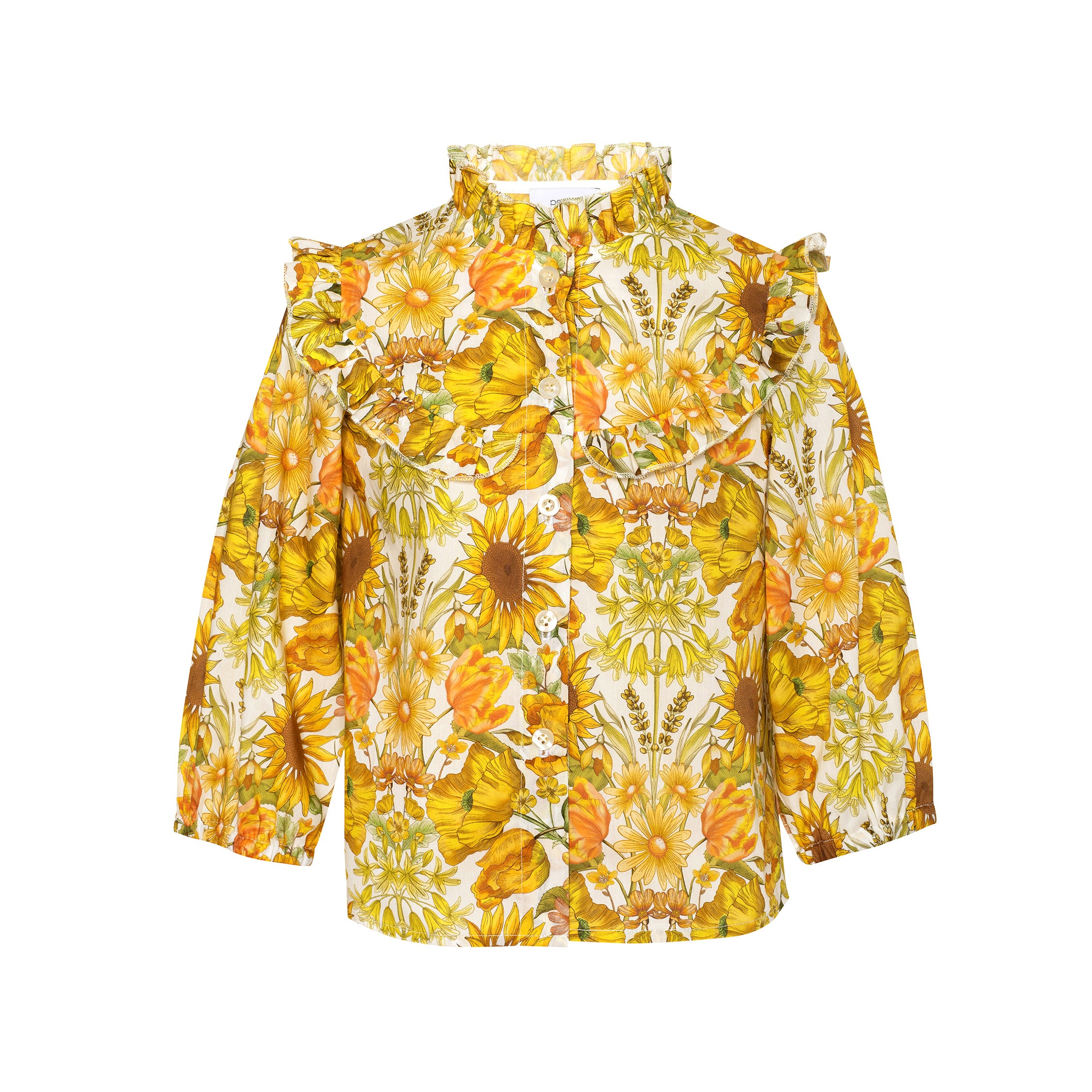 Cotton Blouse Sunflower, Yellow