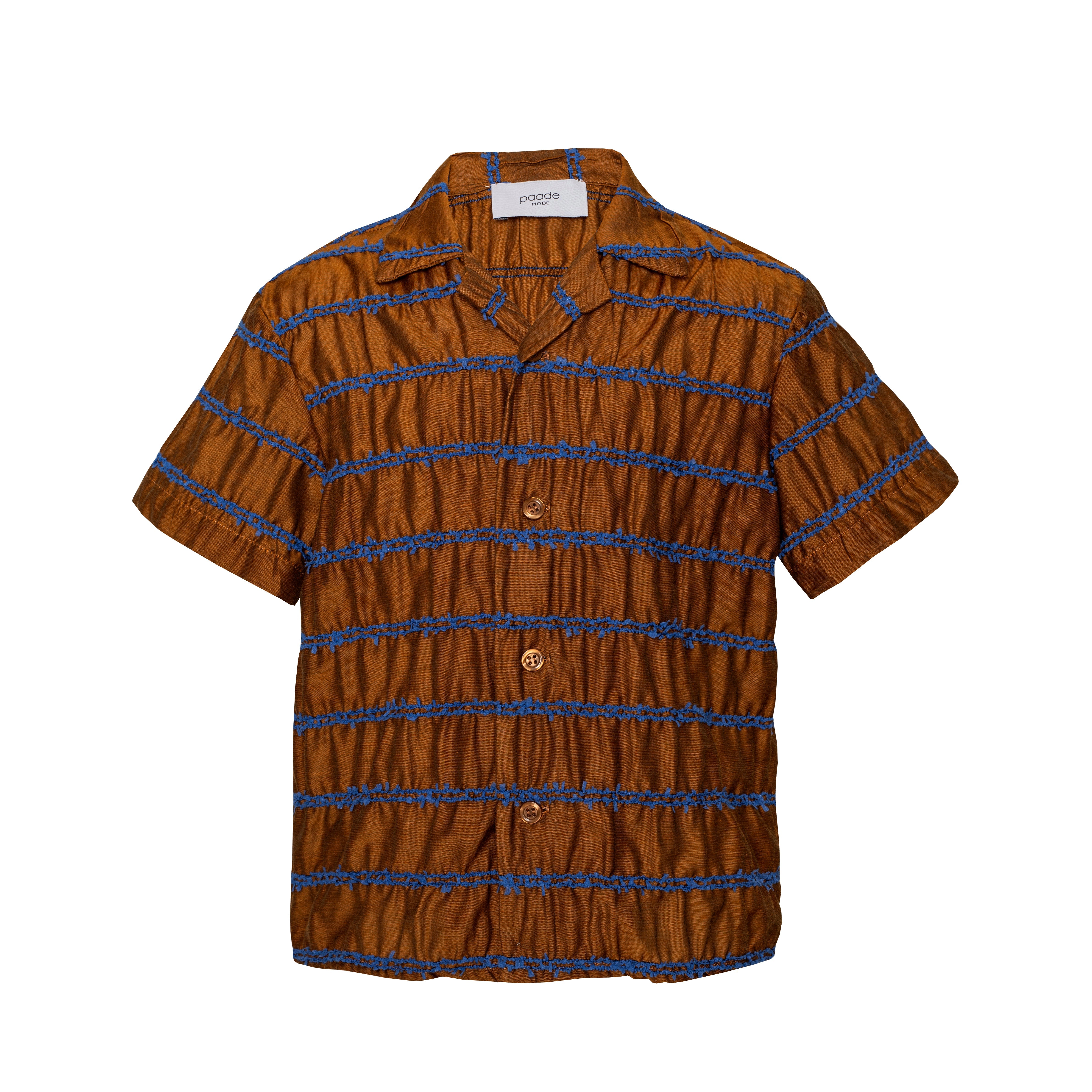 Cotton Shirt Skyline, Brown