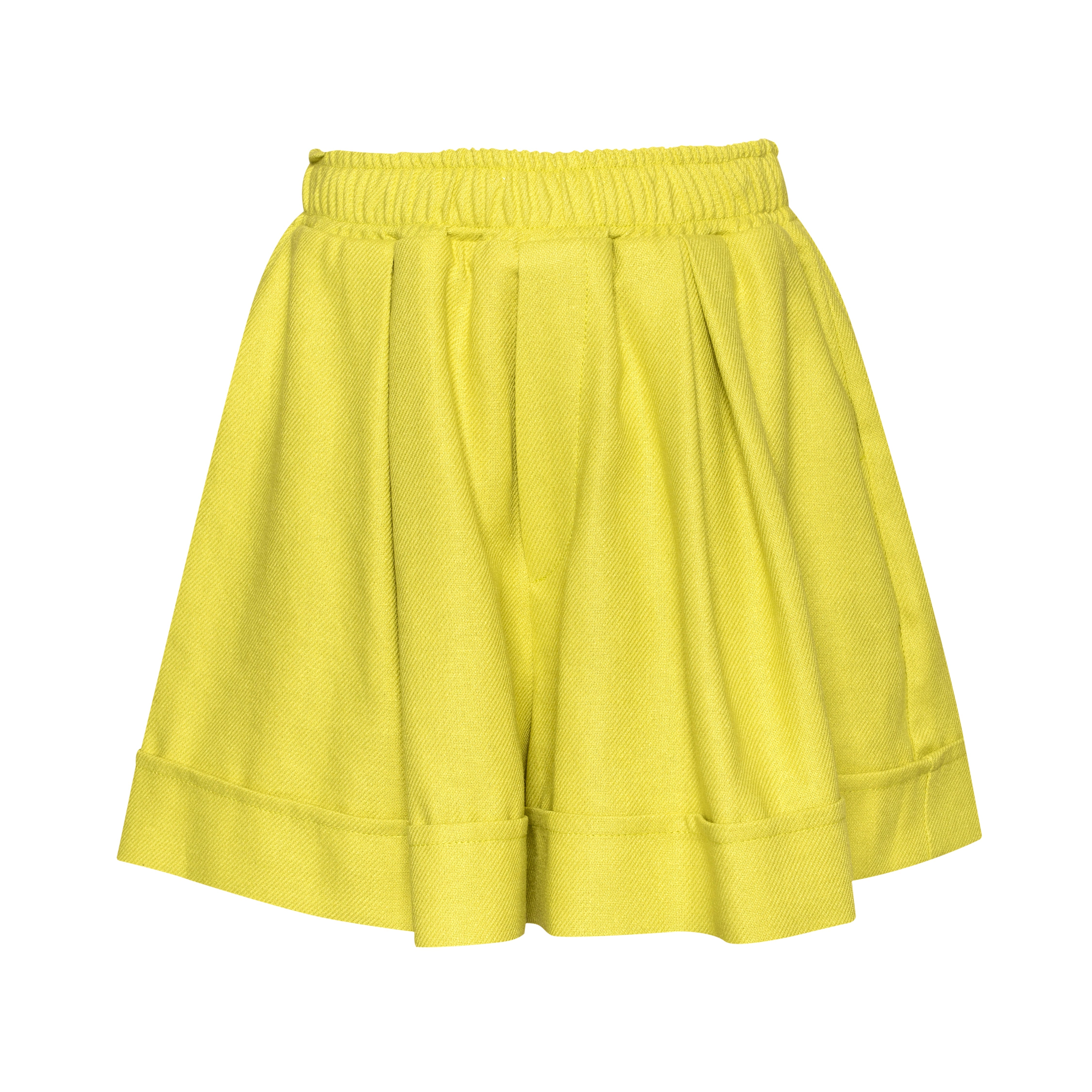 Linen-blend Shorts Sunlit, Lime Green