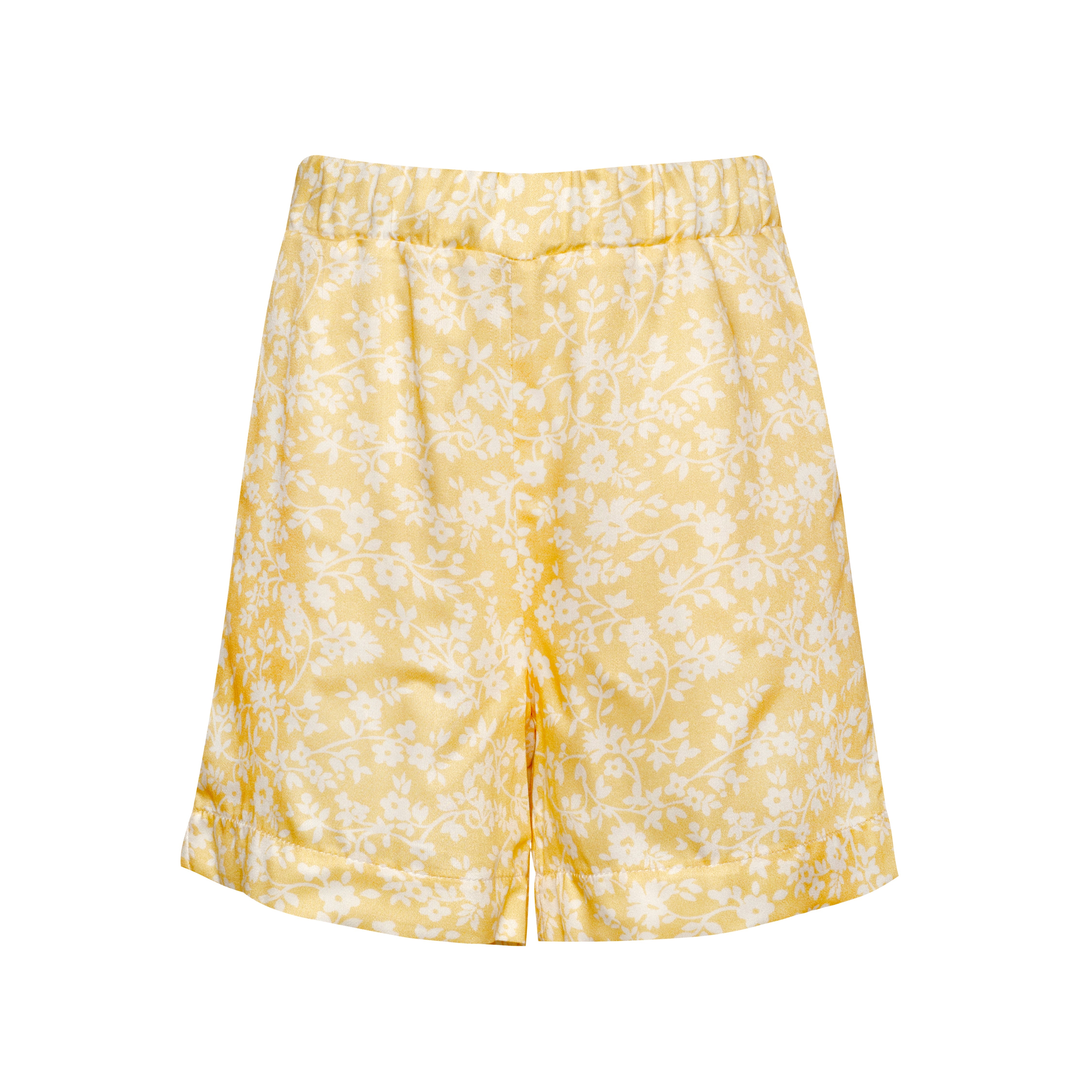 Viscose PJ Shorts Mimi, Yellow