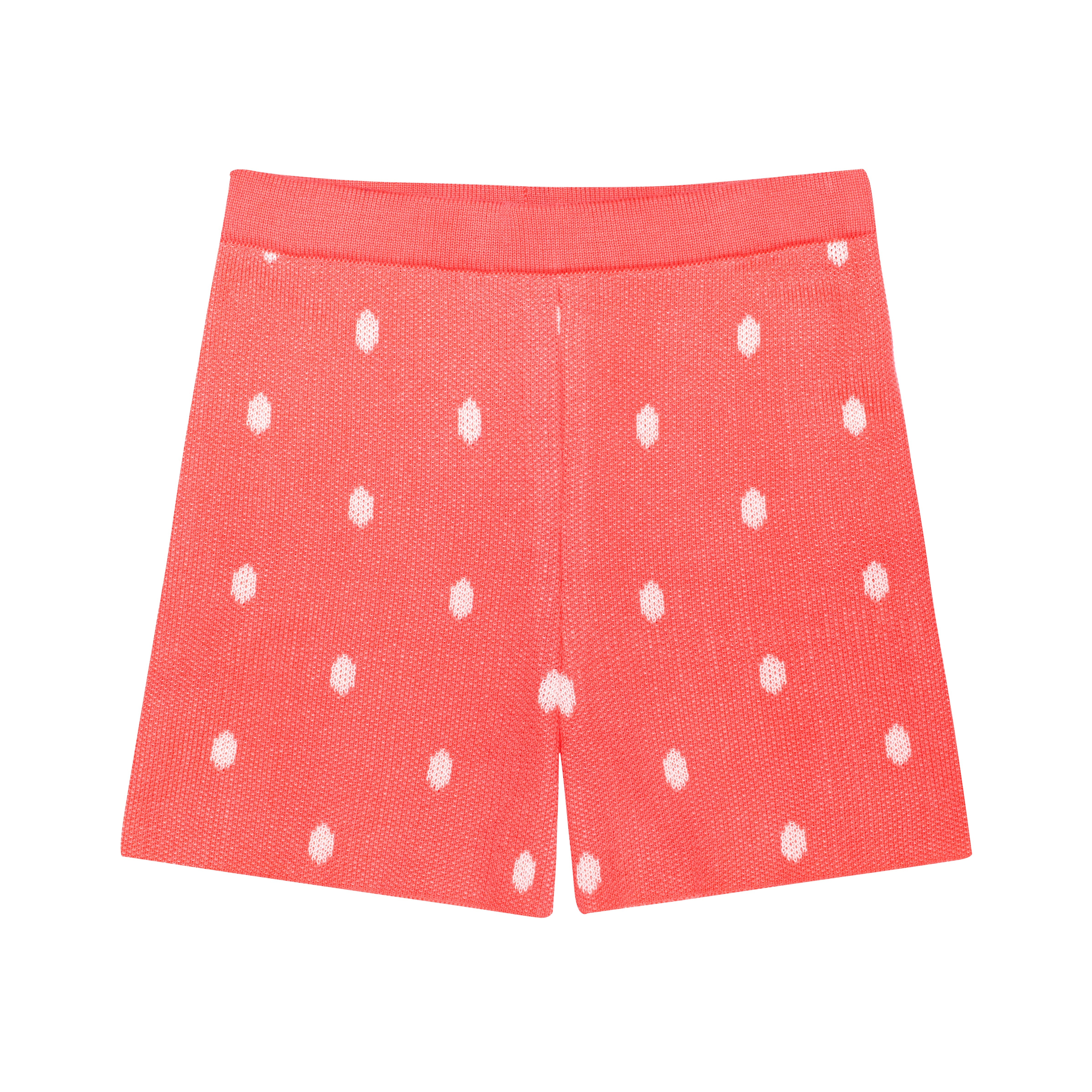 Knit Cotton Shorts Berry, Pink