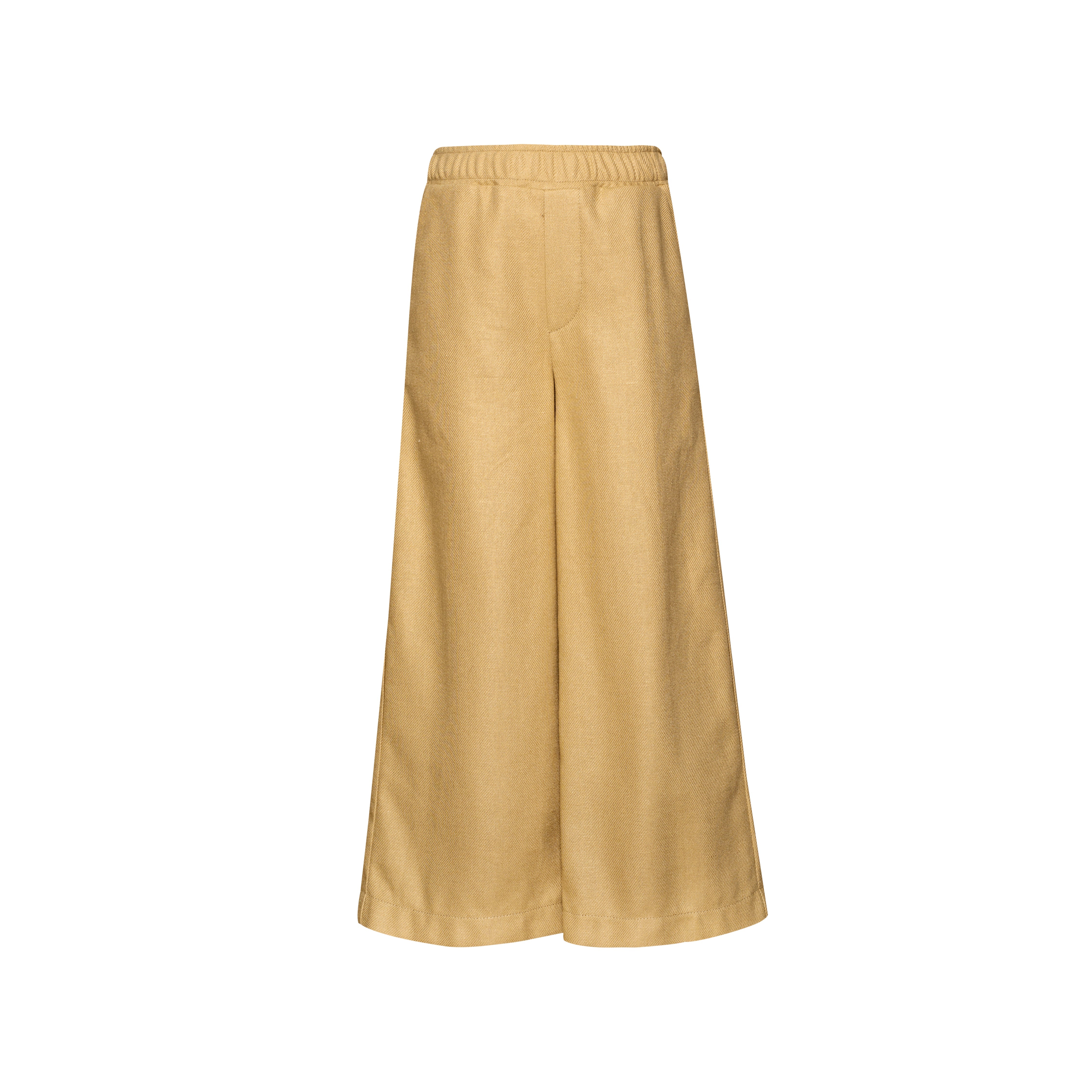 Linen-blend Wide Trousers Sunlit, Brown