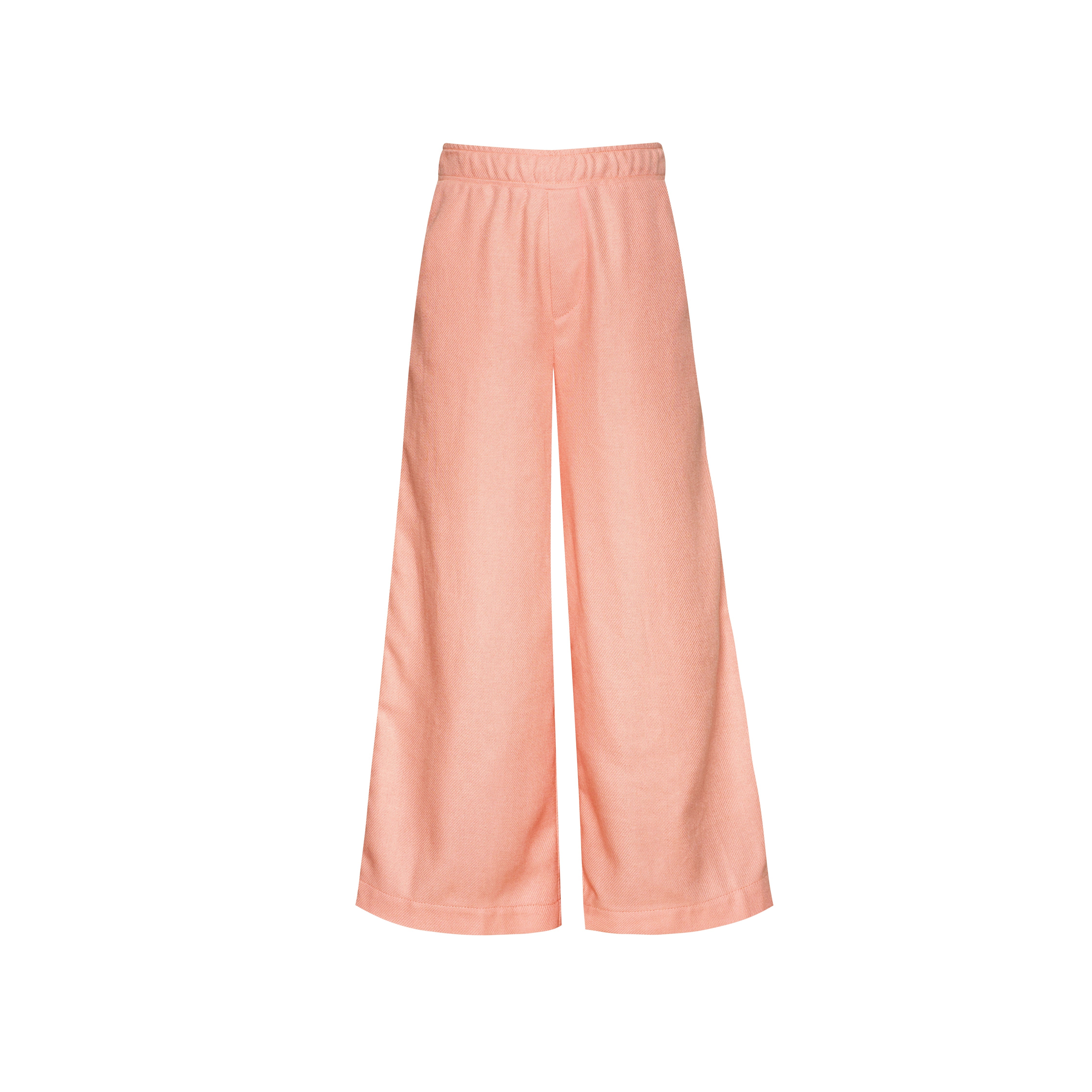 Linen-blend Wide Trousers Sunlit, Pink