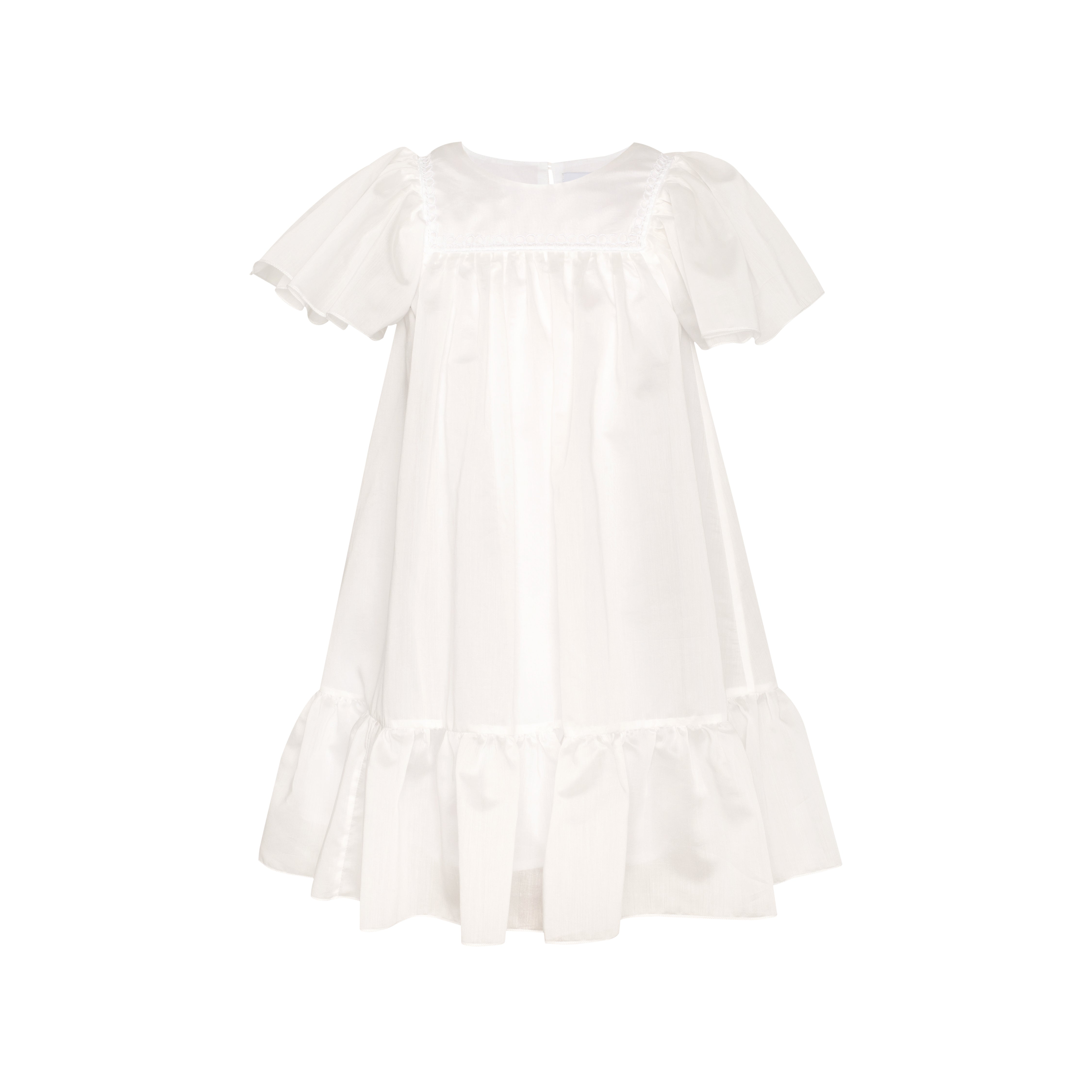 Chiffon Dress Cheer, White