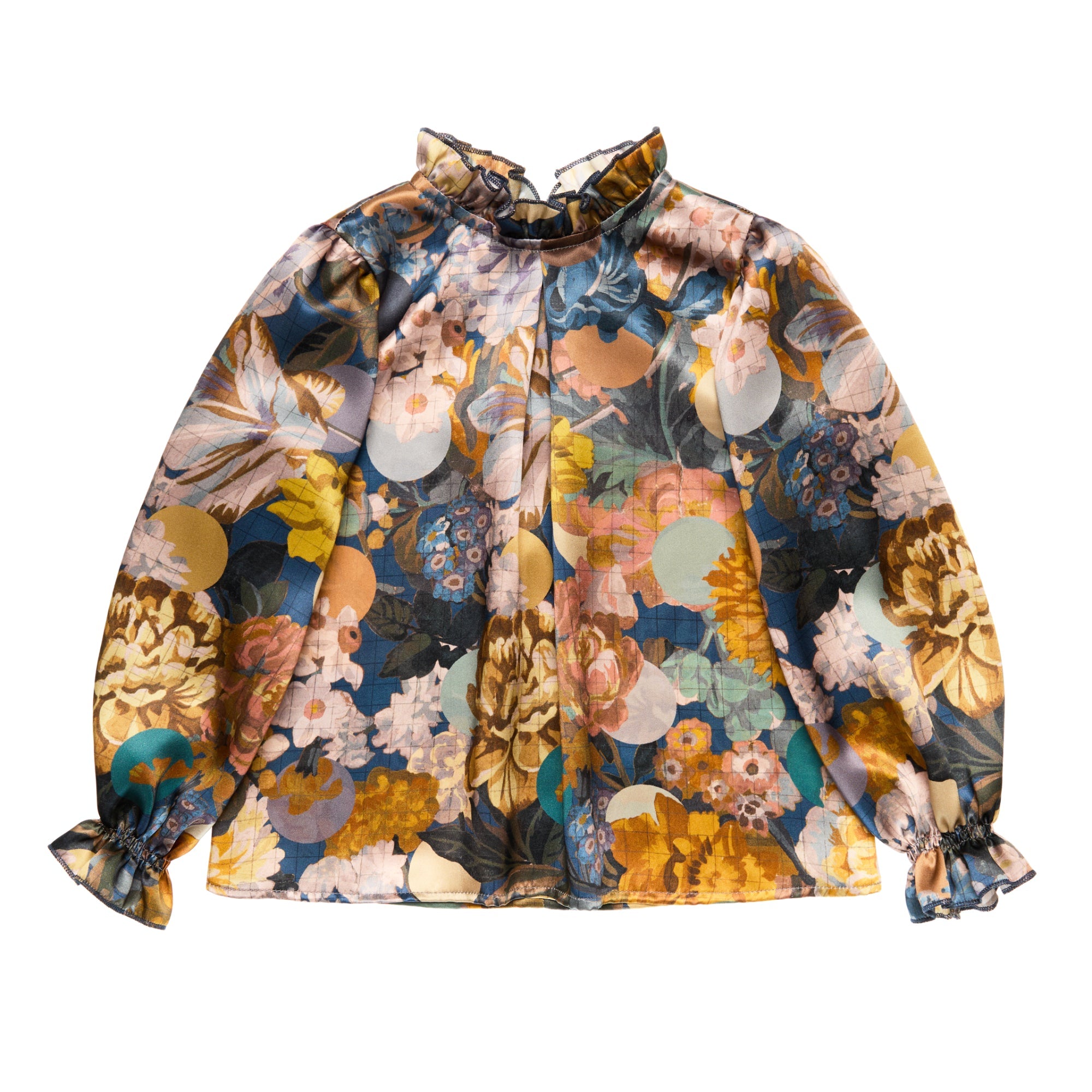 Silk Blouse Felice, Blue
