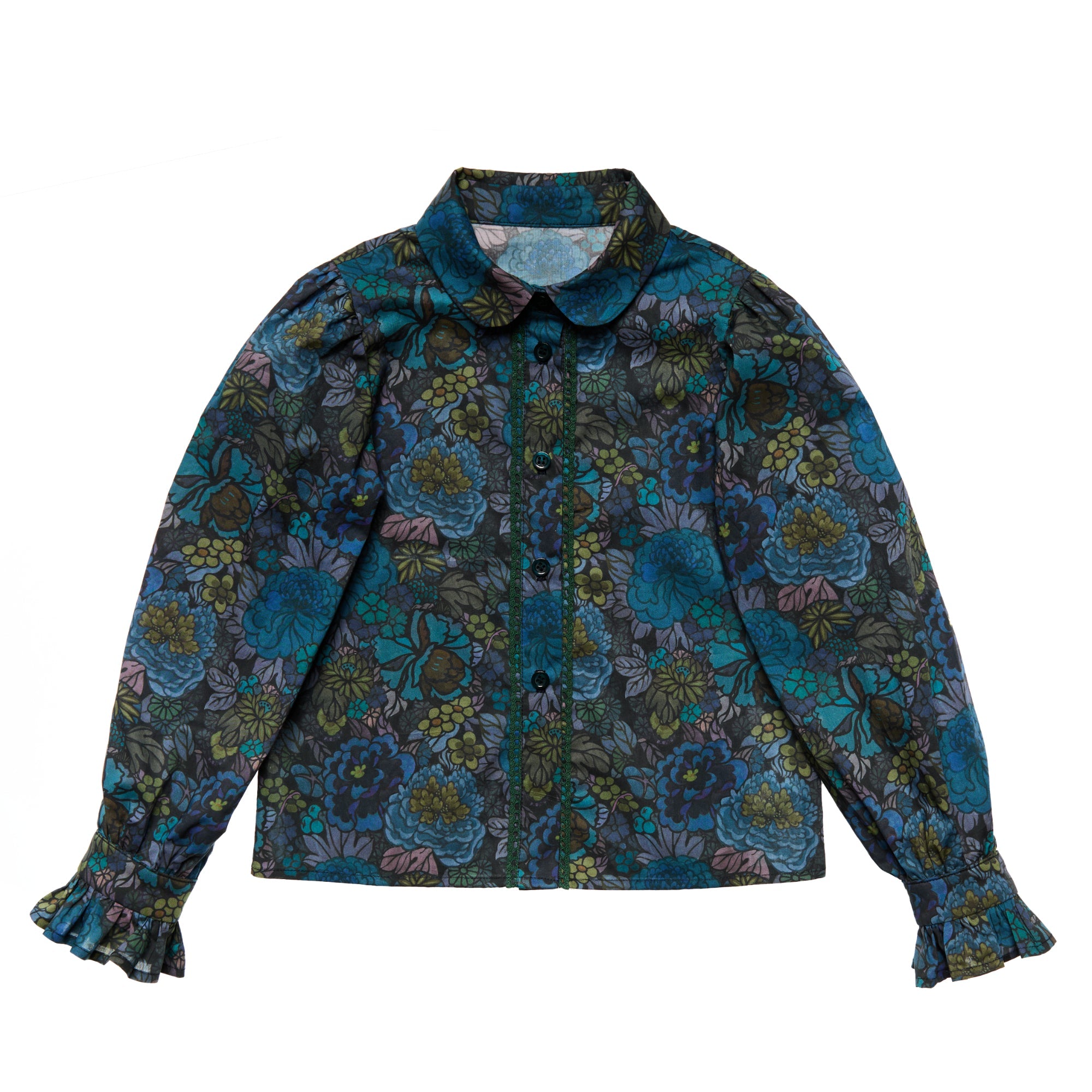Cotton Blouse Beatrice, Blue