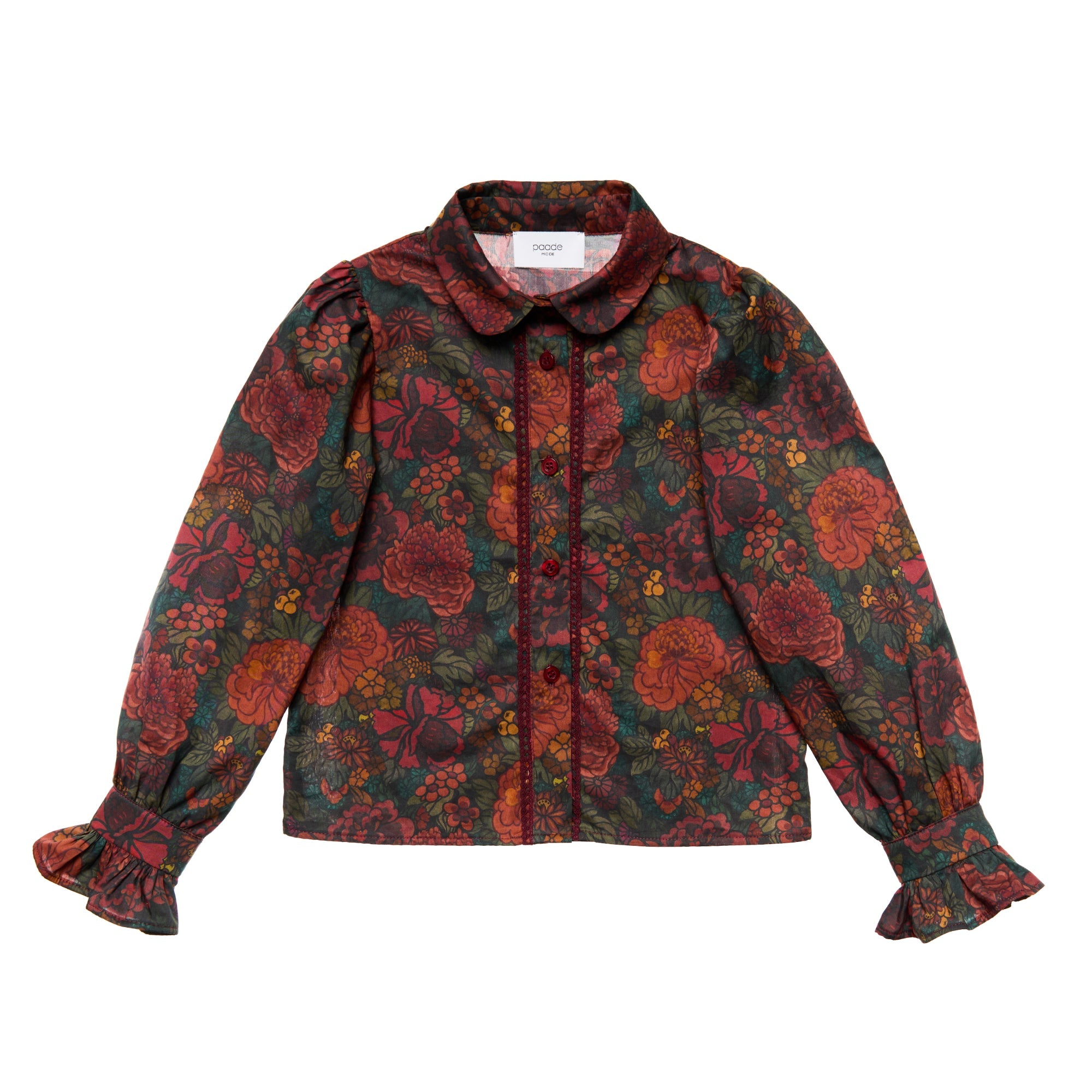 Cotton Blouse Beatrice, Red