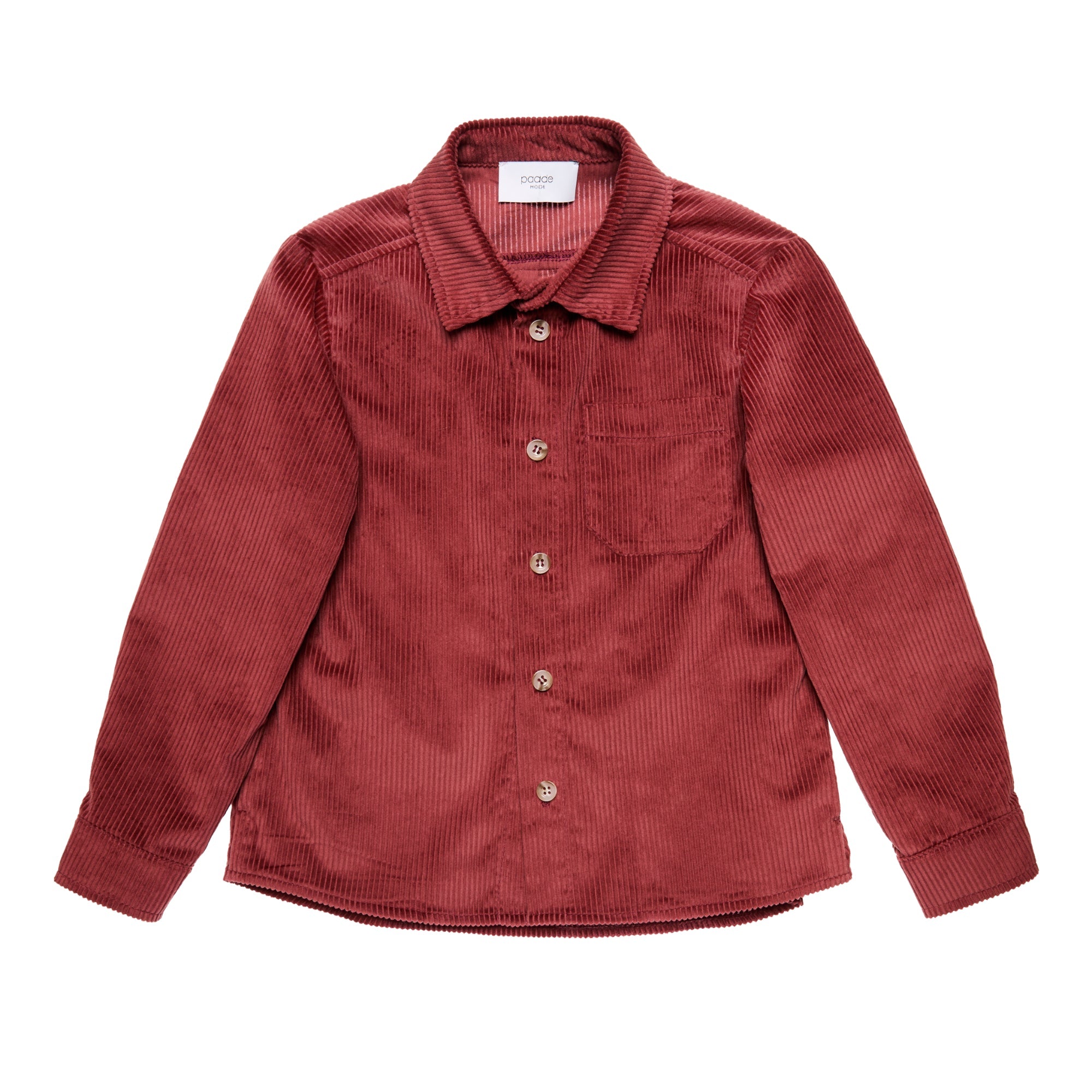 Corduroy Shirt Marsella, Brick