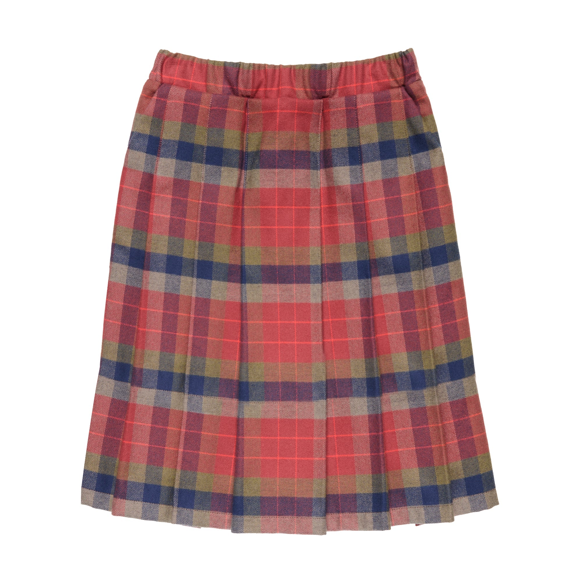 Cotton Long Skirt Marisa, Red