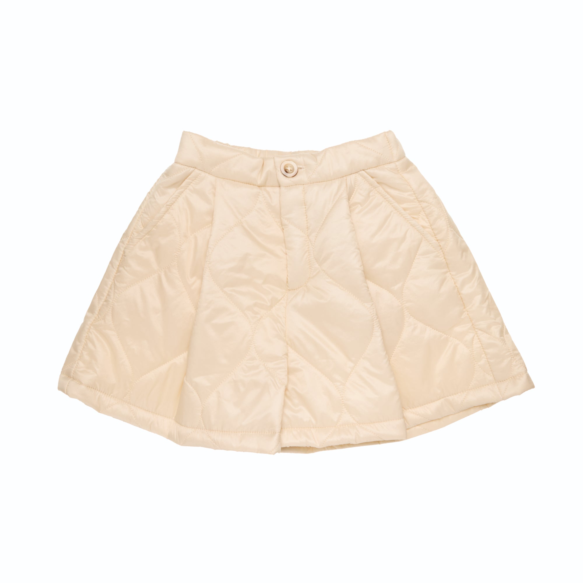 Puffer Shorts Nico, White