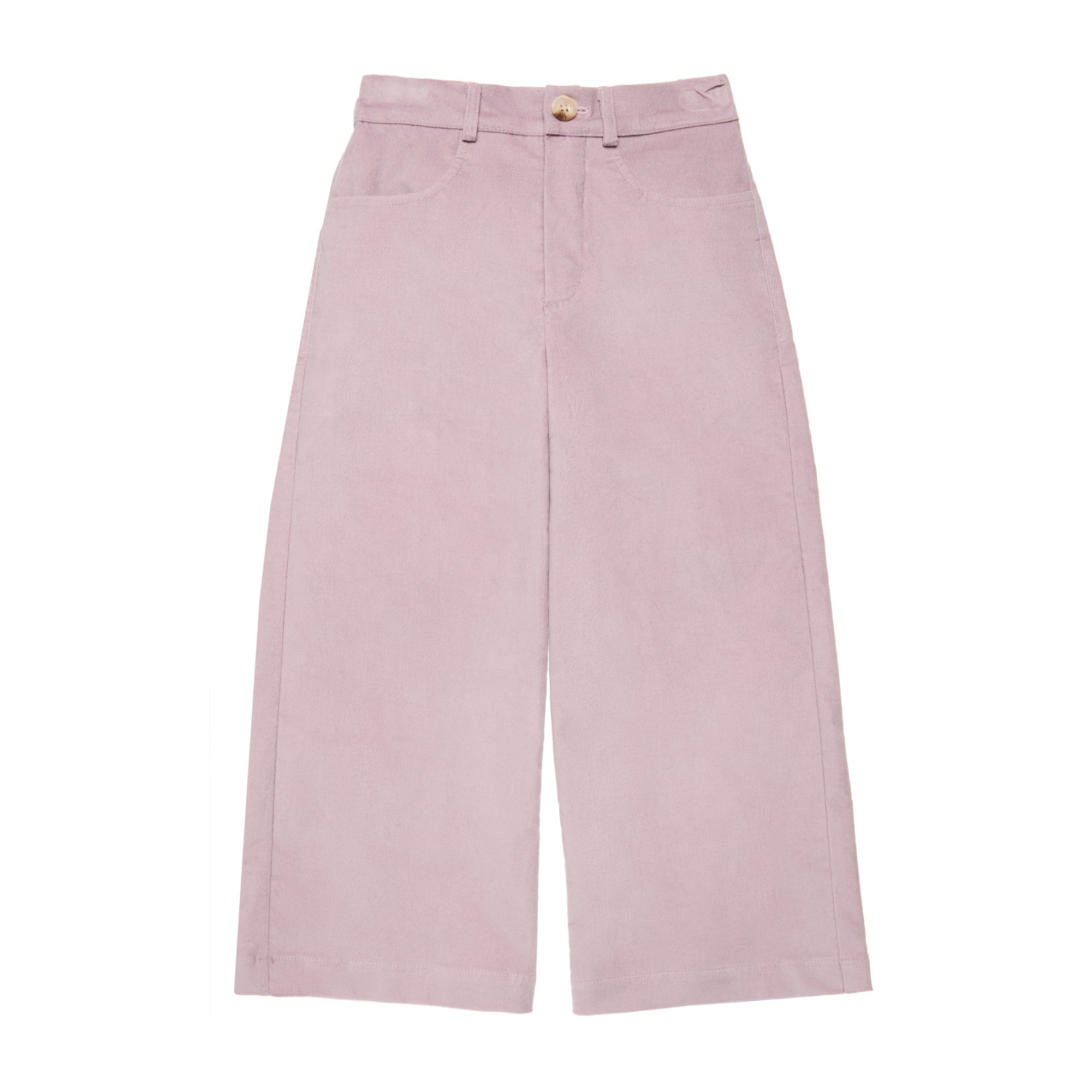 Velvet Wide Leg Trousers Brando, Violet