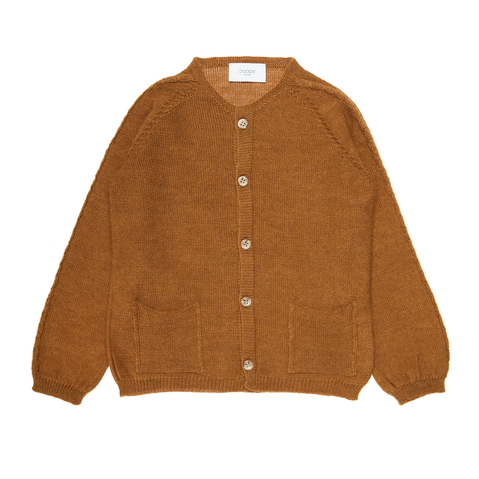 Wool Cardigan with Pockets Tempo, Brown