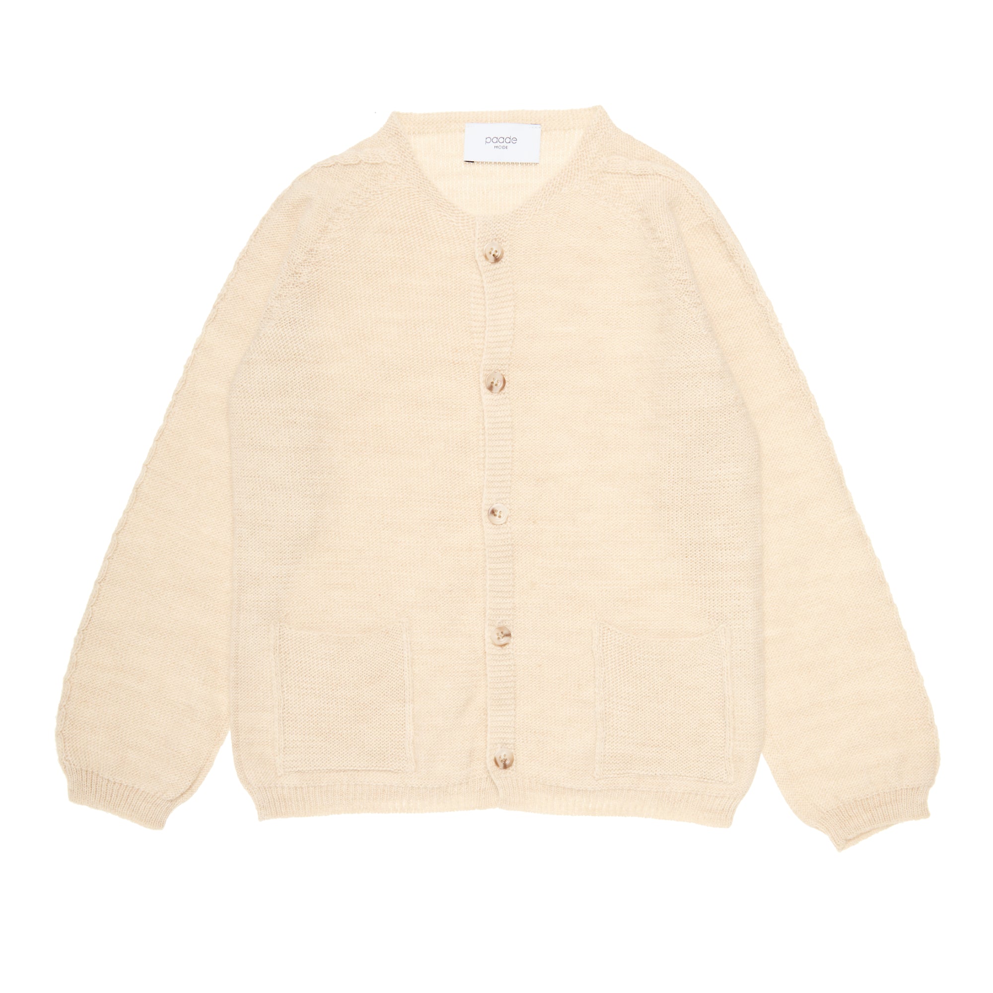 Wool Cardigan with Pockets Tempo, White