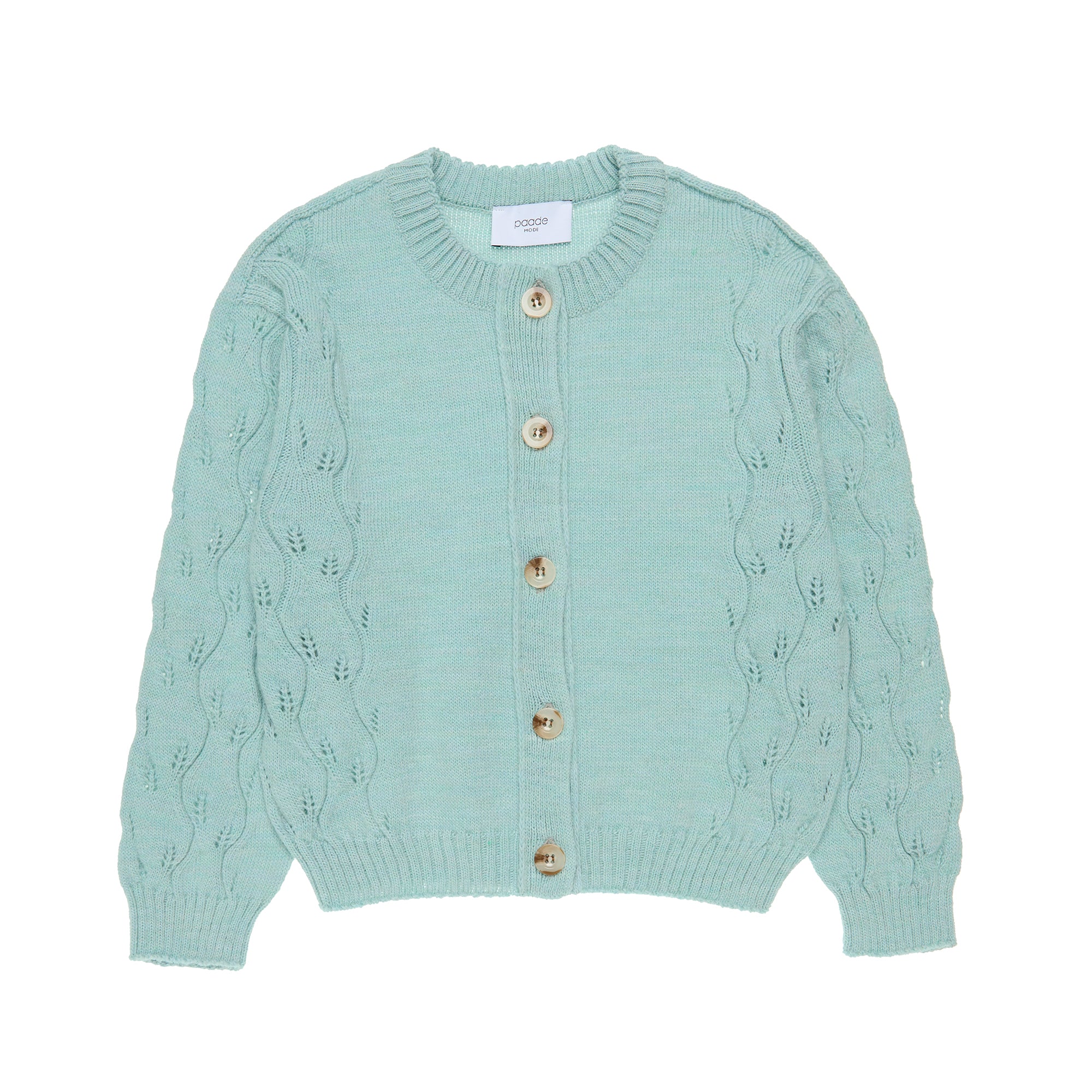 Wool Cardigan Tempo, Light Blue